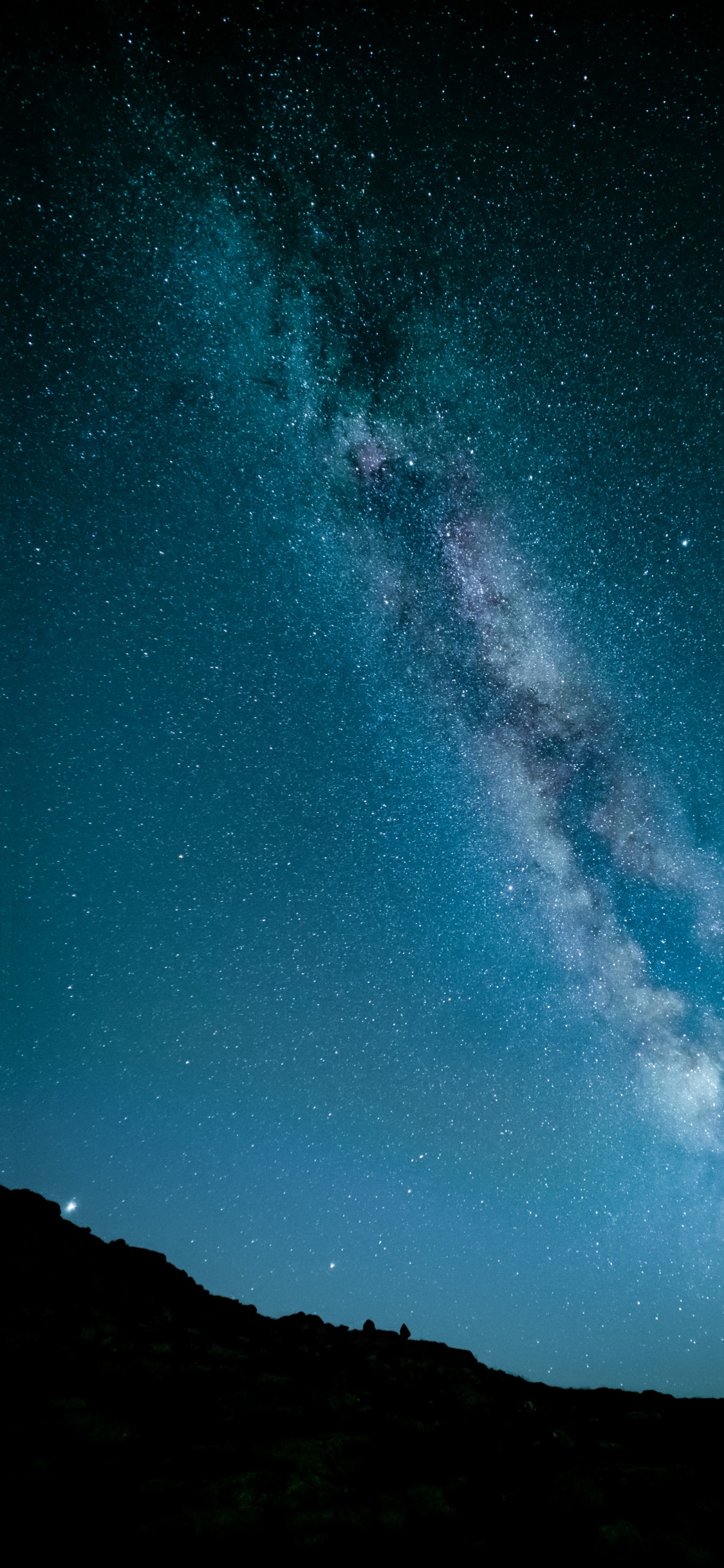 气氛, Azure, 自然景观, 天文学对象, 明星 壁纸 1125x2436 允许