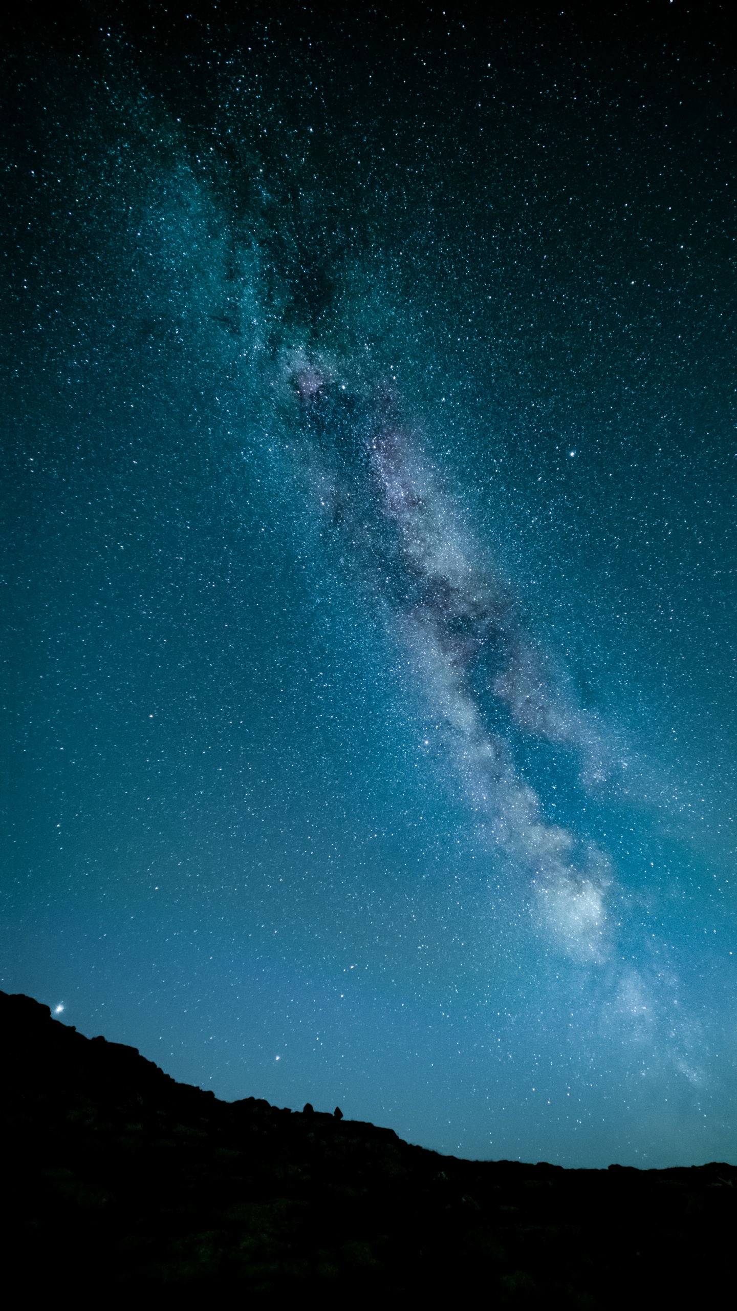 气氛, Azure, 自然景观, 天文学对象, 明星 壁纸 1440x2560 允许