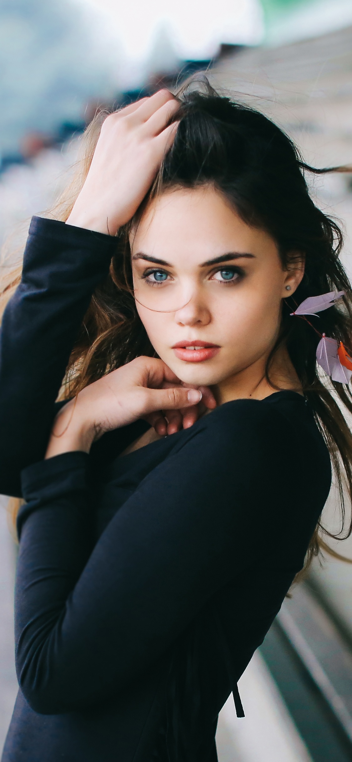 Cheveu, Face, Beauté, Peau, Coiffure. Wallpaper in 1125x2436 Resolution