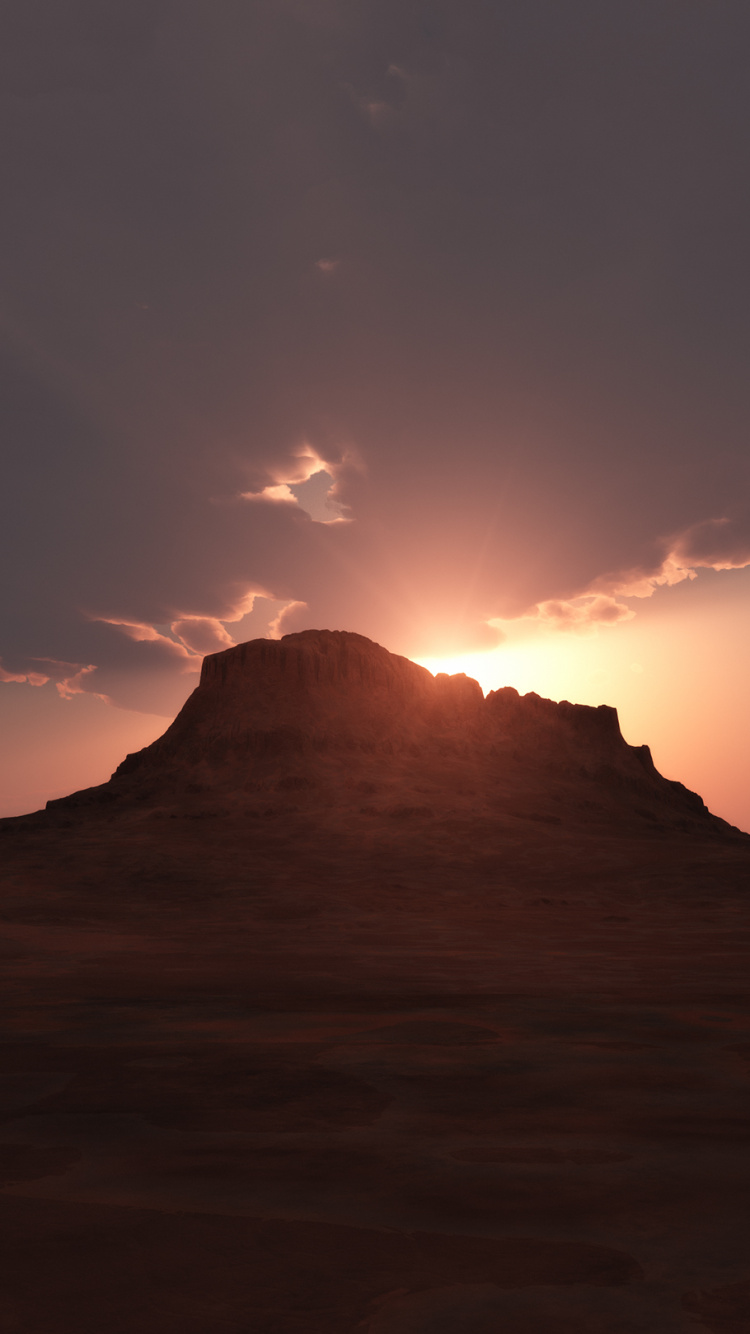 Nature, Cloud, Light, Natural Environment, Horizon. Wallpaper in 750x1334 Resolution