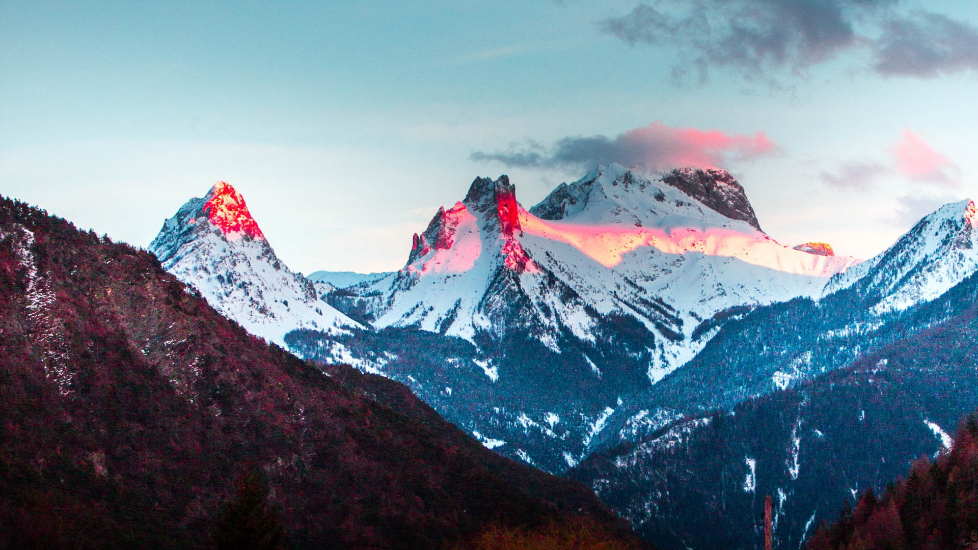 Mount Scenery, Alpen, Natur, Fell, Atmosphäre. Wallpaper in 1920x1080 Resolution