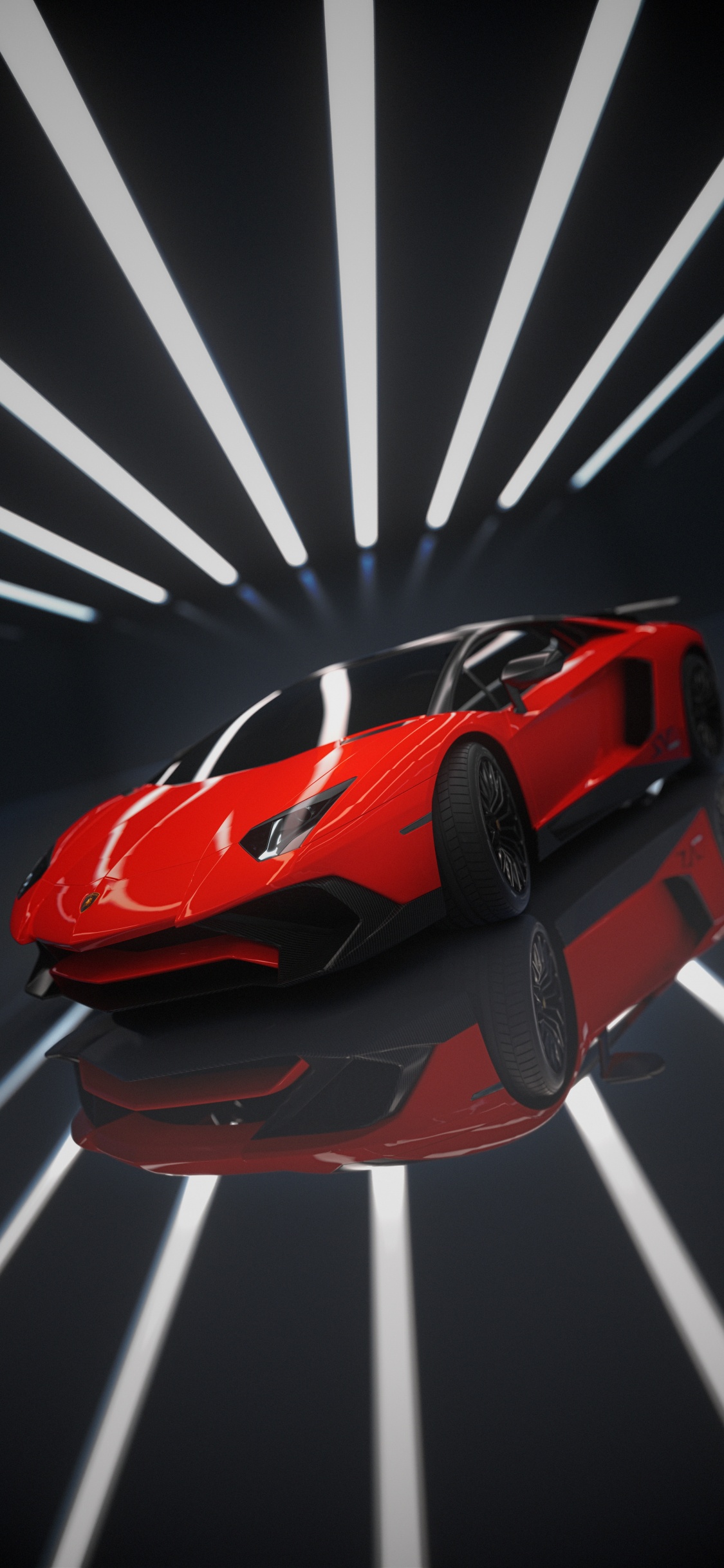 Lamborghini Aventador, Car, Lamborghini, Automotive Lighting, Kapuze. Wallpaper in 1125x2436 Resolution