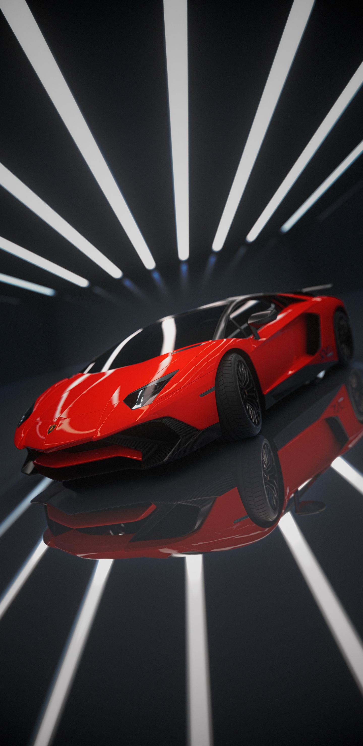 Lamborghini Aventador, Car, Lamborghini, Automotive Lighting, Kapuze. Wallpaper in 1440x2960 Resolution