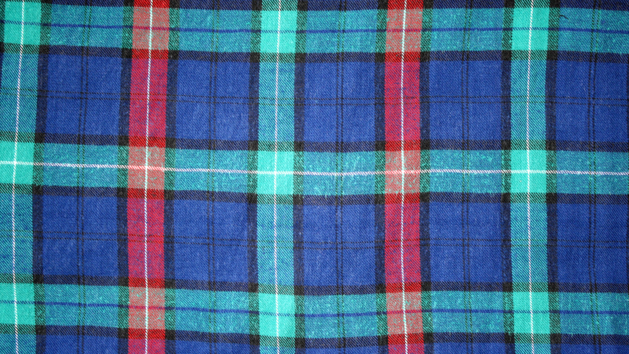Blue Red and Green Plaid Textile. Wallpaper in 1280x720 Resolution