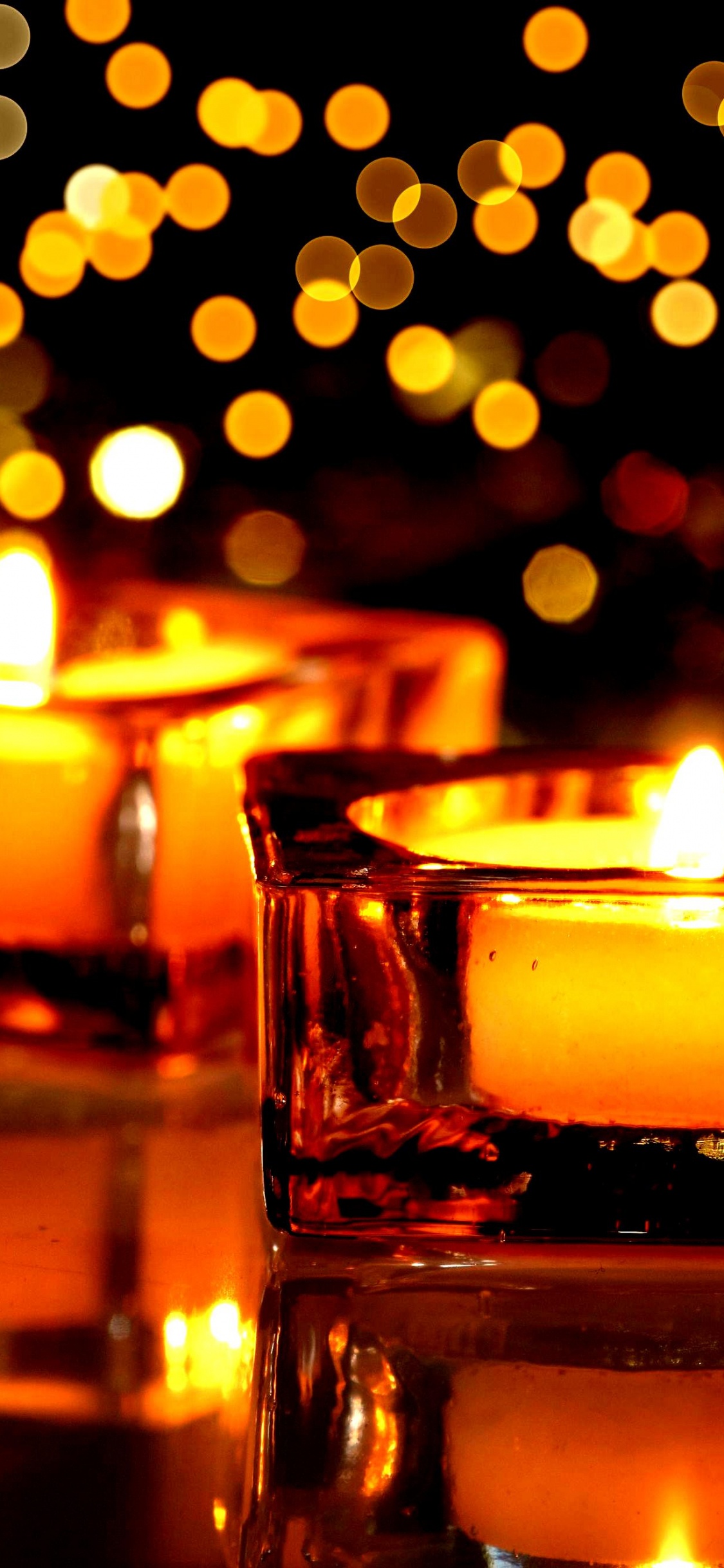 Bougie, Éclairage, Lumière, Cire, Chaleur. Wallpaper in 1125x2436 Resolution