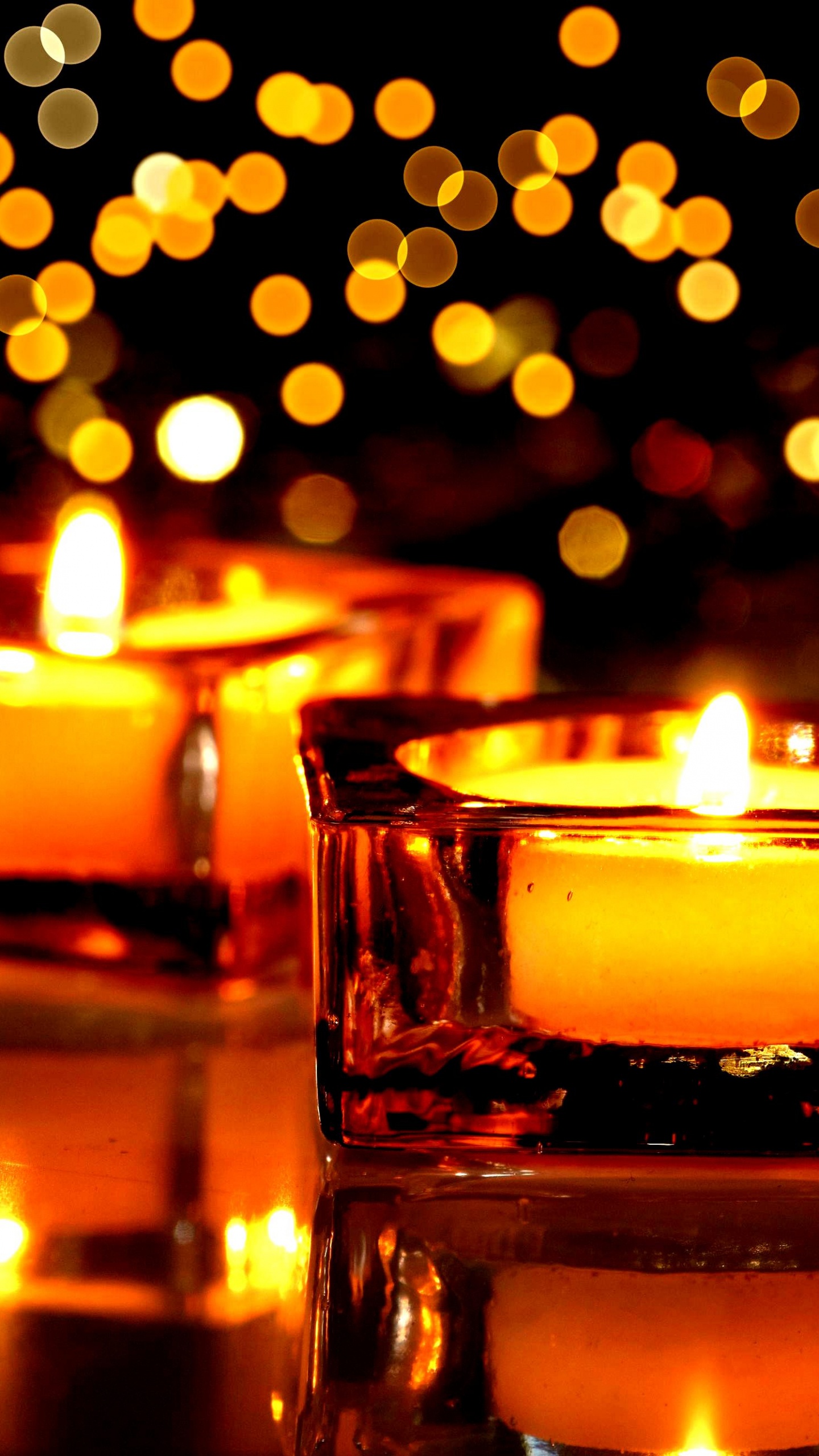 Luz, Cera, Calor, Llama, Sin Flama de la Vela. Wallpaper in 1440x2560 Resolution