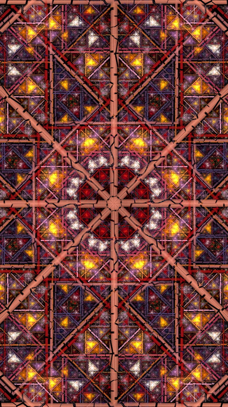 Textil Floral Marrón y Negro. Wallpaper in 750x1334 Resolution