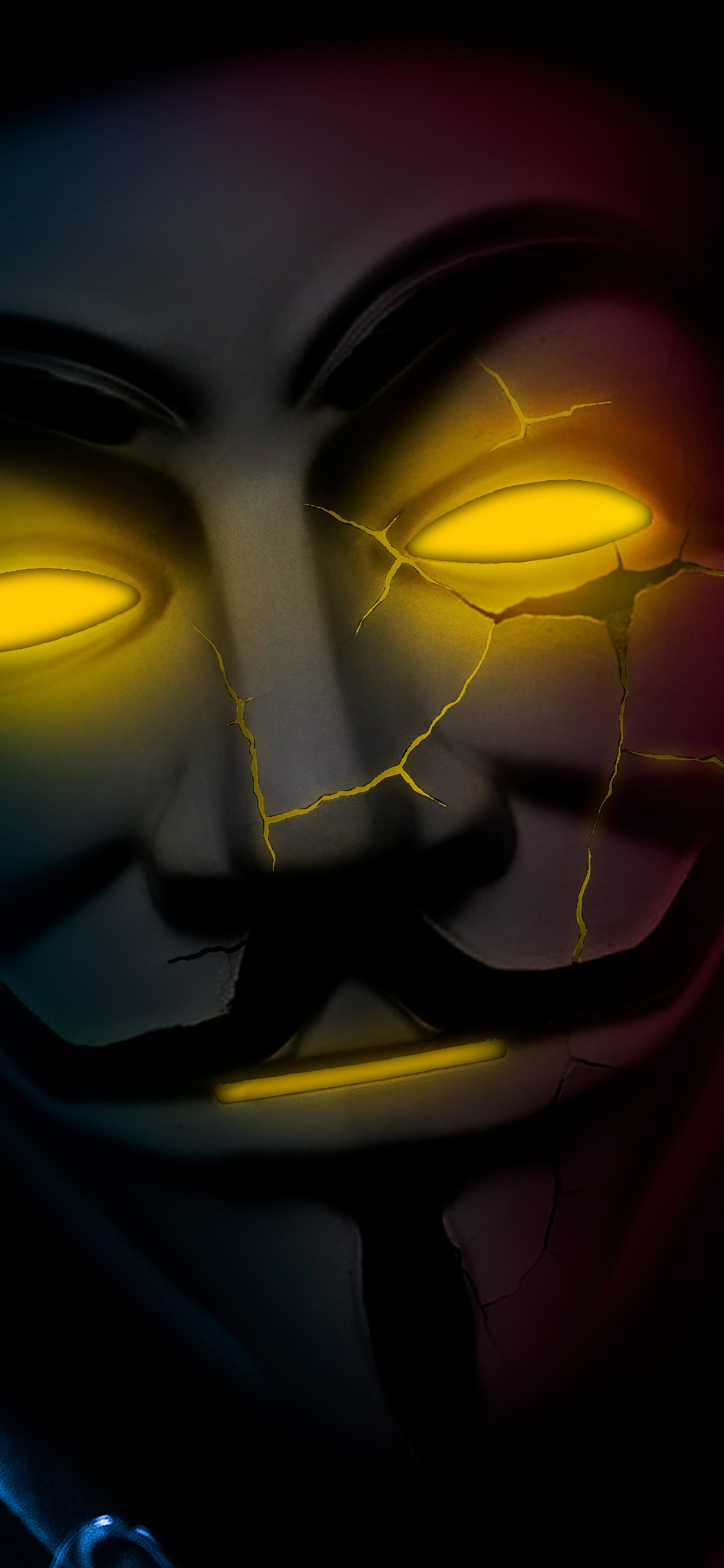 Sourcil, Bouche, Purple, Cartoon, Sourire. Wallpaper in 1125x2436 Resolution