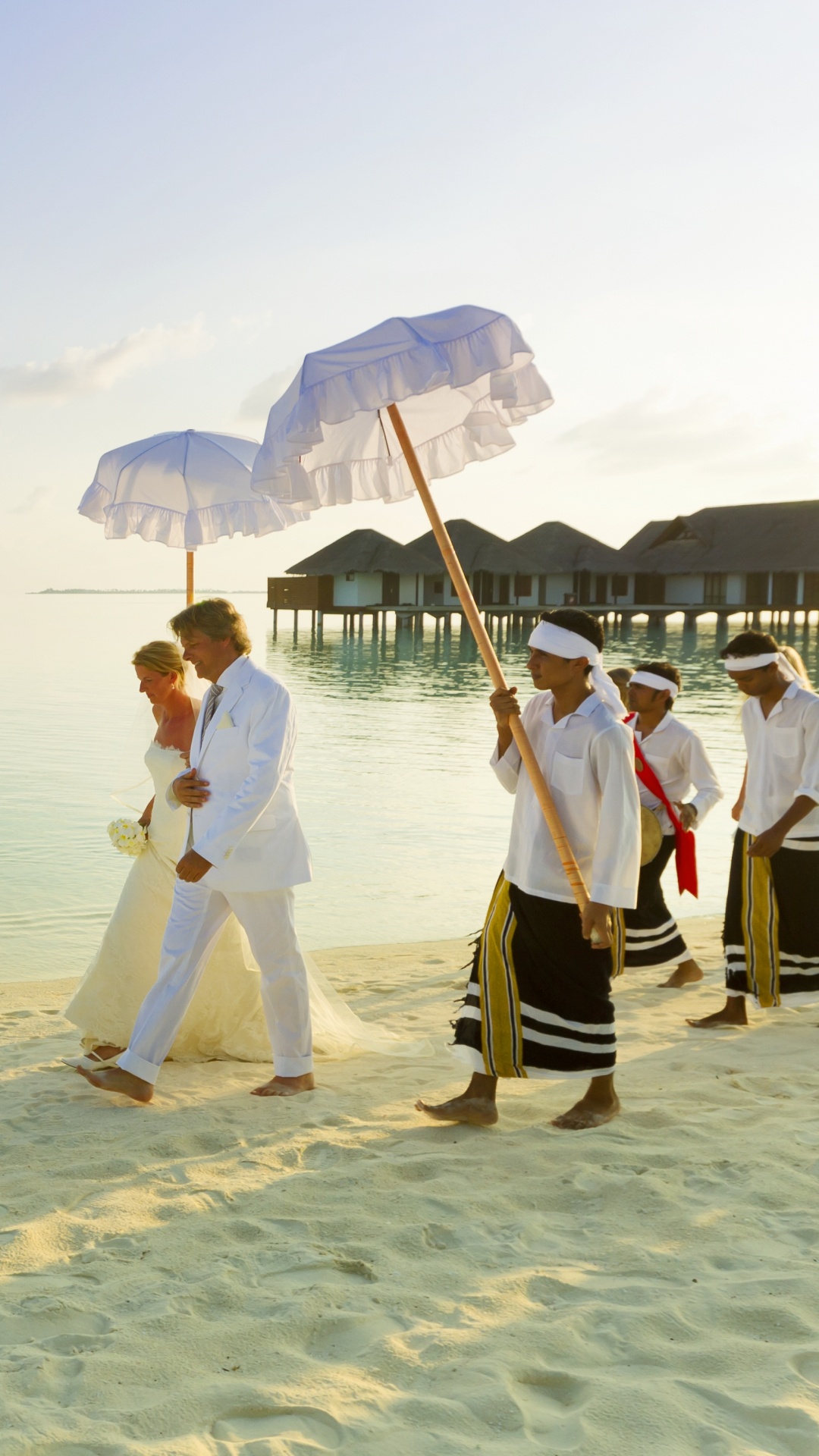 马尔代夫维拉沙鲁岛度假村, 度假, 蜜月, 旅游业, 大海 壁纸 1080x1920 允许