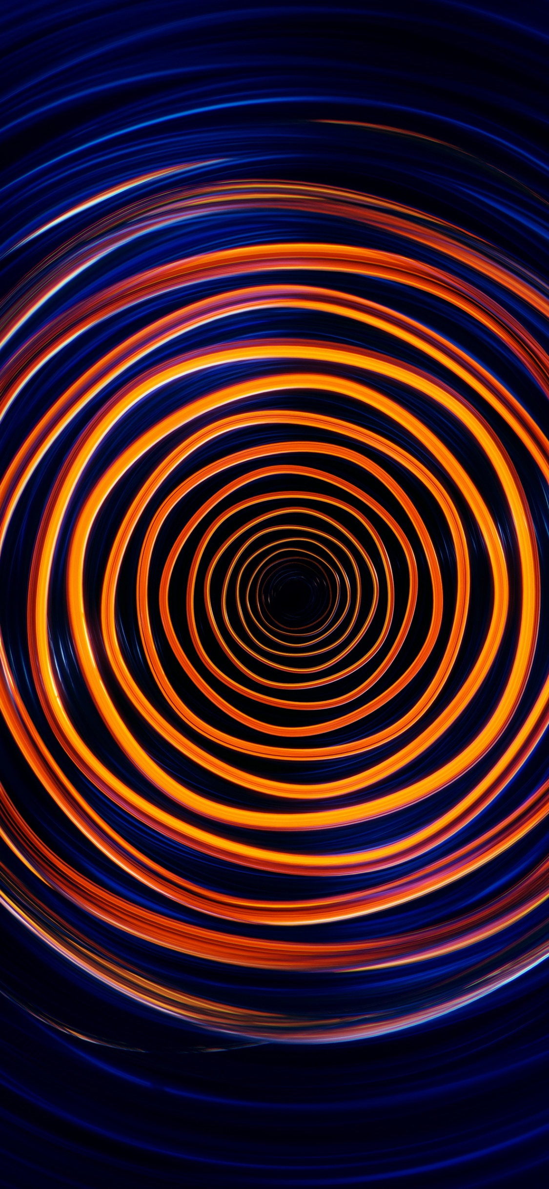 la Pureté de la Couleur, Art, Symétrie, Cercle, Eau. Wallpaper in 1125x2436 Resolution