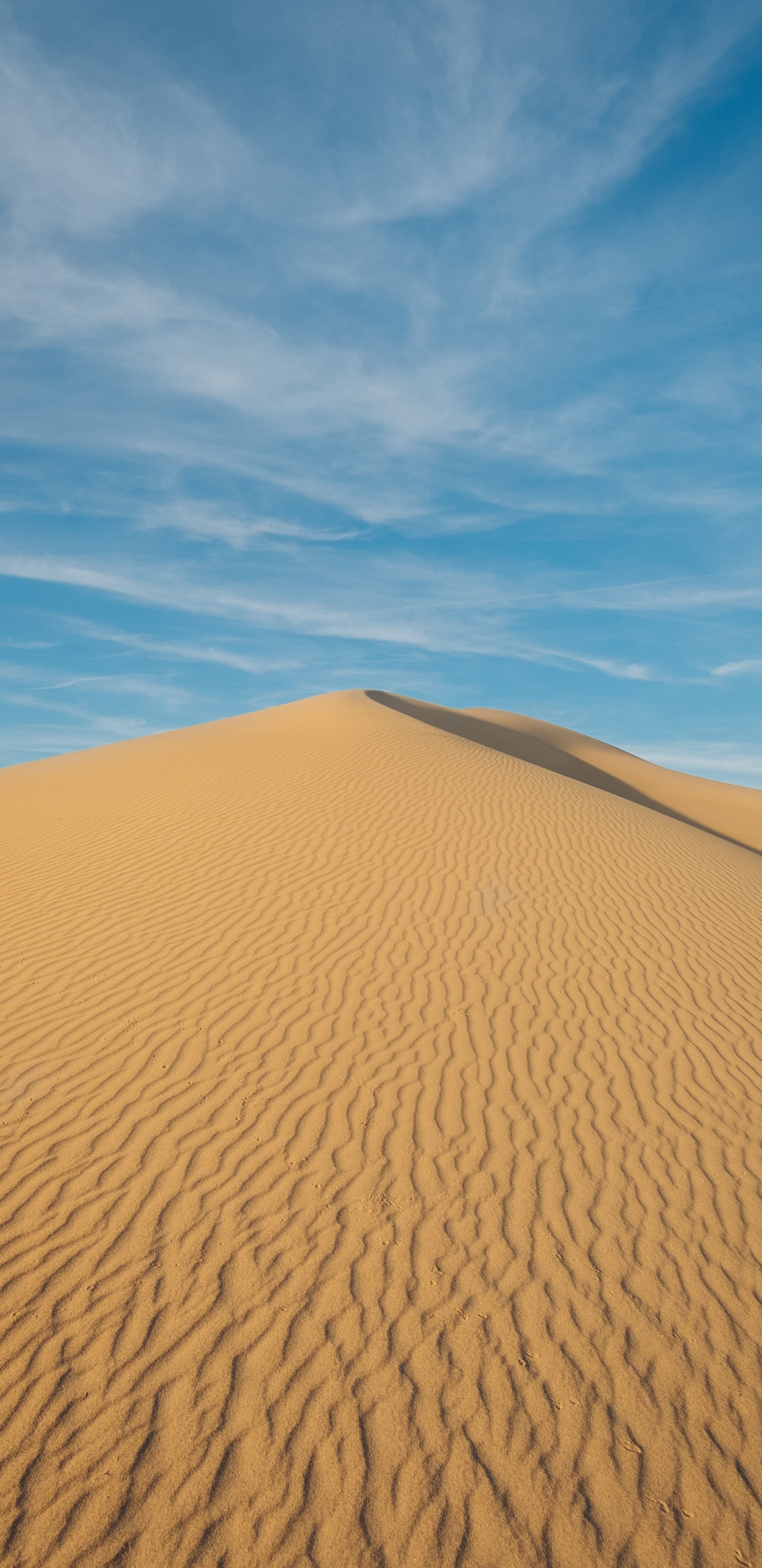 Erg, Singing Sand, Dune, Sand, Natural Environment. Wallpaper in 1440x2960 Resolution