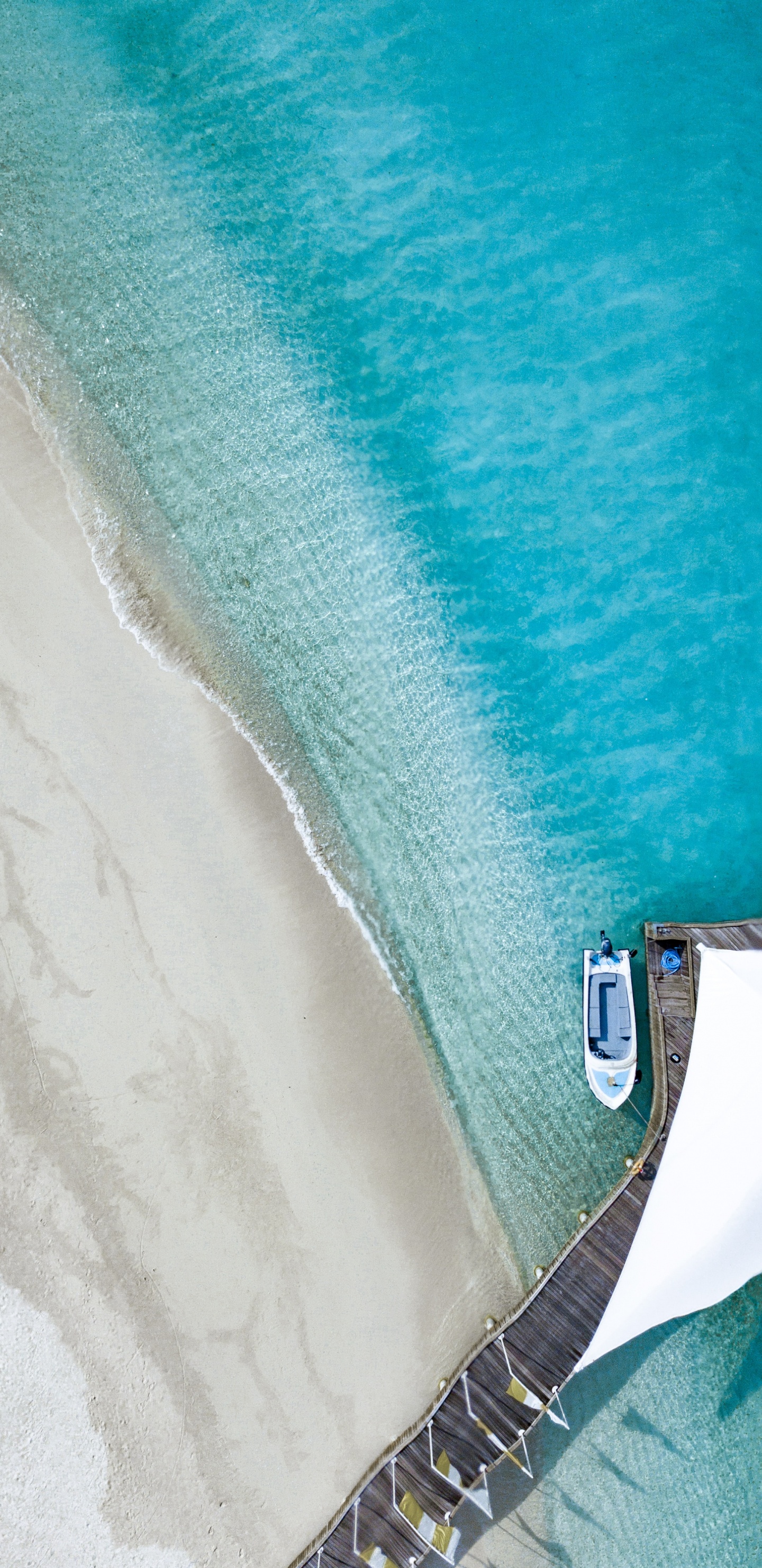 水上, Azure, 性质 壁纸 1440x2960 允许