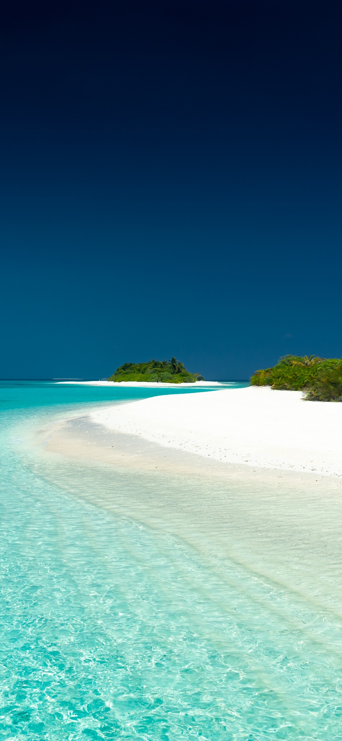 Blau, Meer, Wasser, Ozean, Tropics. Wallpaper in 1125x2436 Resolution