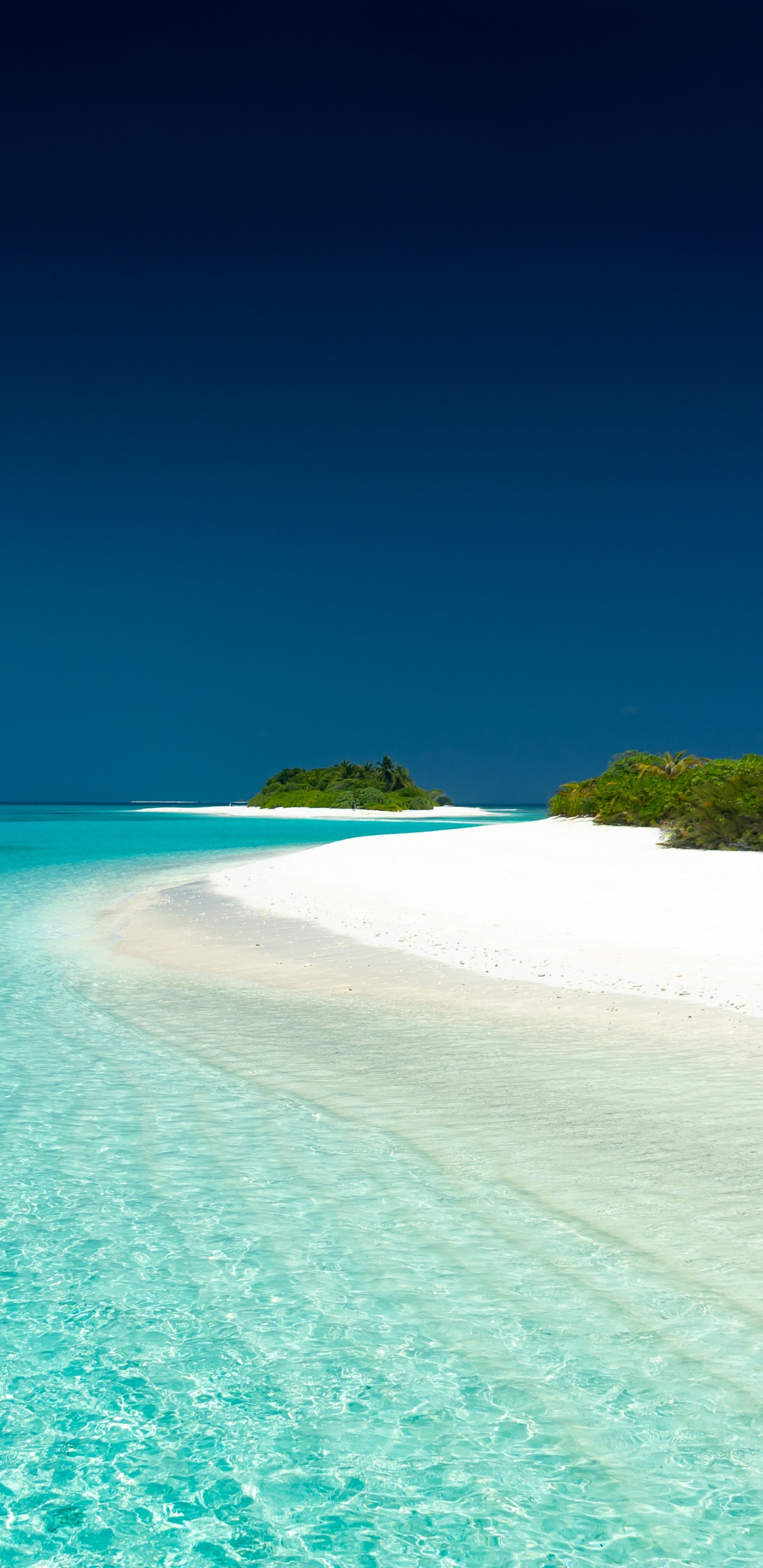 Blau, Meer, Wasser, Ozean, Tropics. Wallpaper in 1440x2960 Resolution