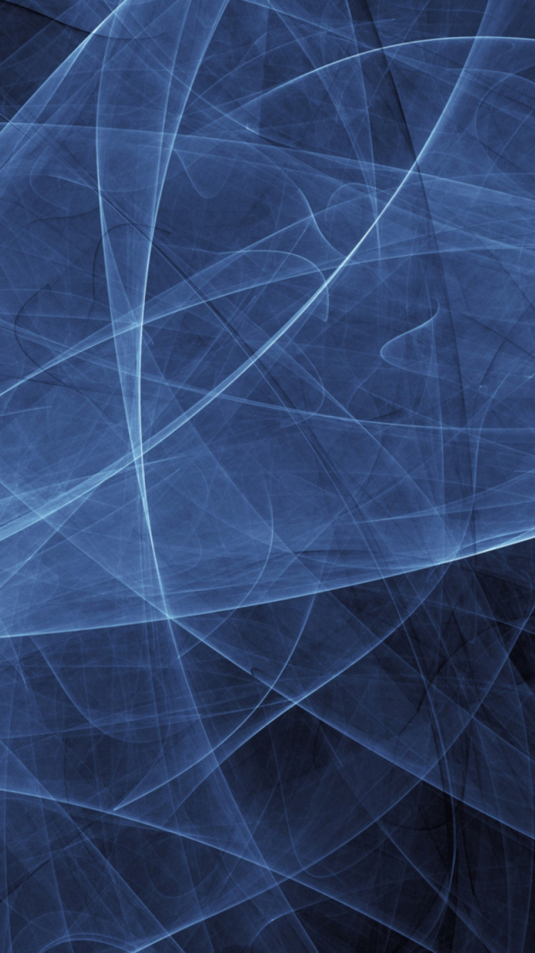 Pintura Abstracta Azul y Blanca. Wallpaper in 750x1334 Resolution