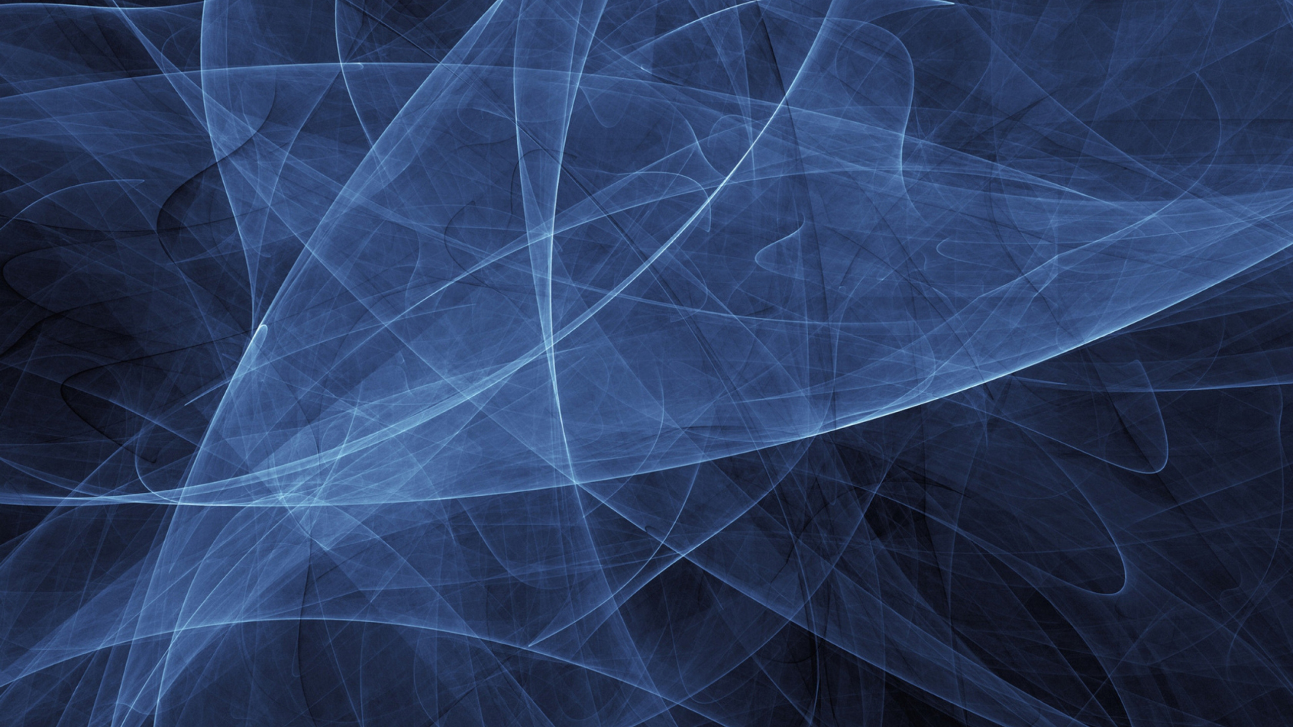 Blaue Und Weiße Abstrakte Malerei. Wallpaper in 2560x1440 Resolution