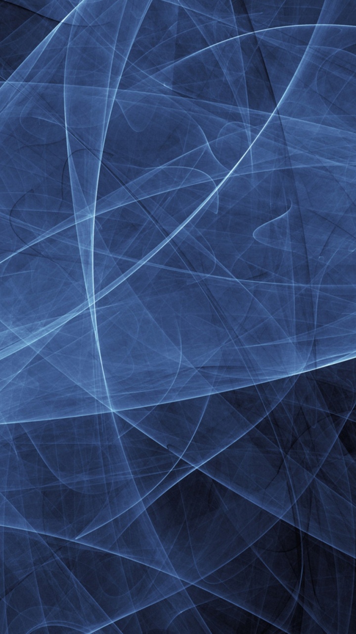 Blaue Und Weiße Abstrakte Malerei. Wallpaper in 720x1280 Resolution