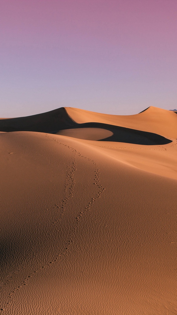 Dunes de Sable Brun Sous Ciel Bleu Pendant la Journée. Wallpaper in 720x1280 Resolution