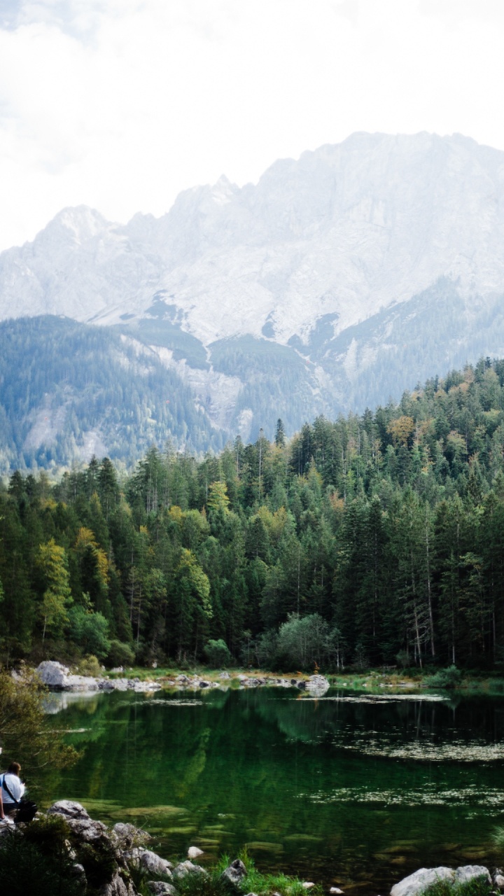 Nature, Mountain, Water, Plant, Cloud. Wallpaper in 720x1280 Resolution