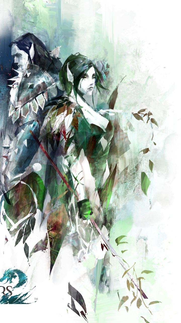 Arenanet, Illustration, Grafik-design, Guild Wars 2 Pfad Des Feuers, Schriftart. Wallpaper in 720x1280 Resolution