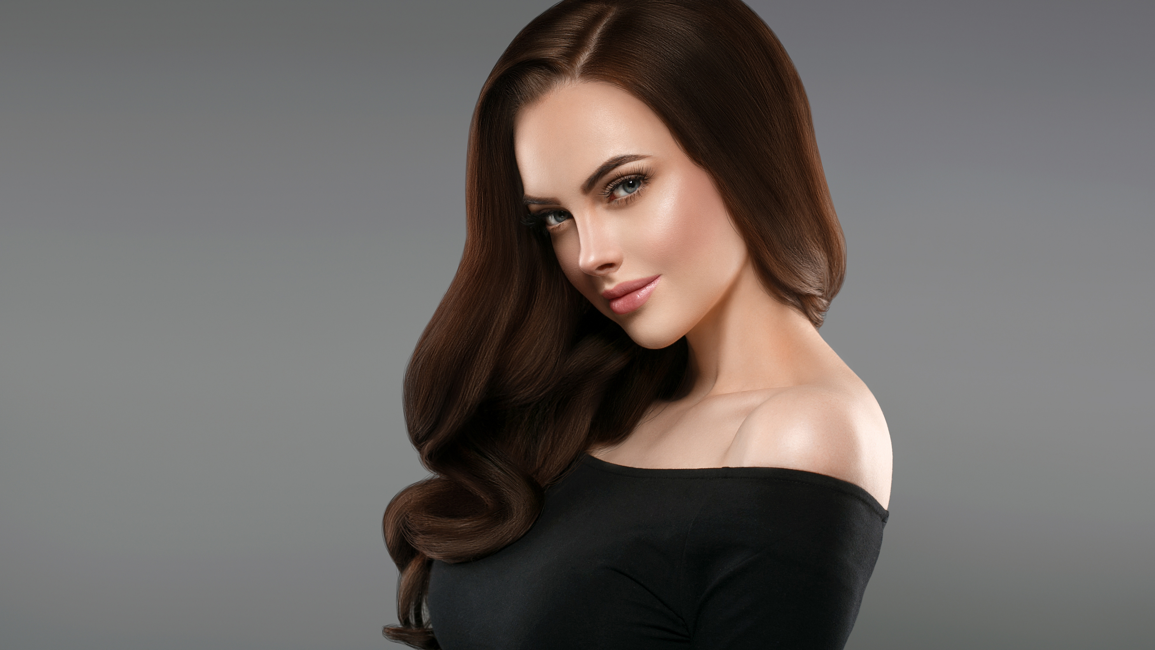 头发, 发型, 皮肤, 棕色的头发, 长长的头发 壁纸 3840x2160 允许