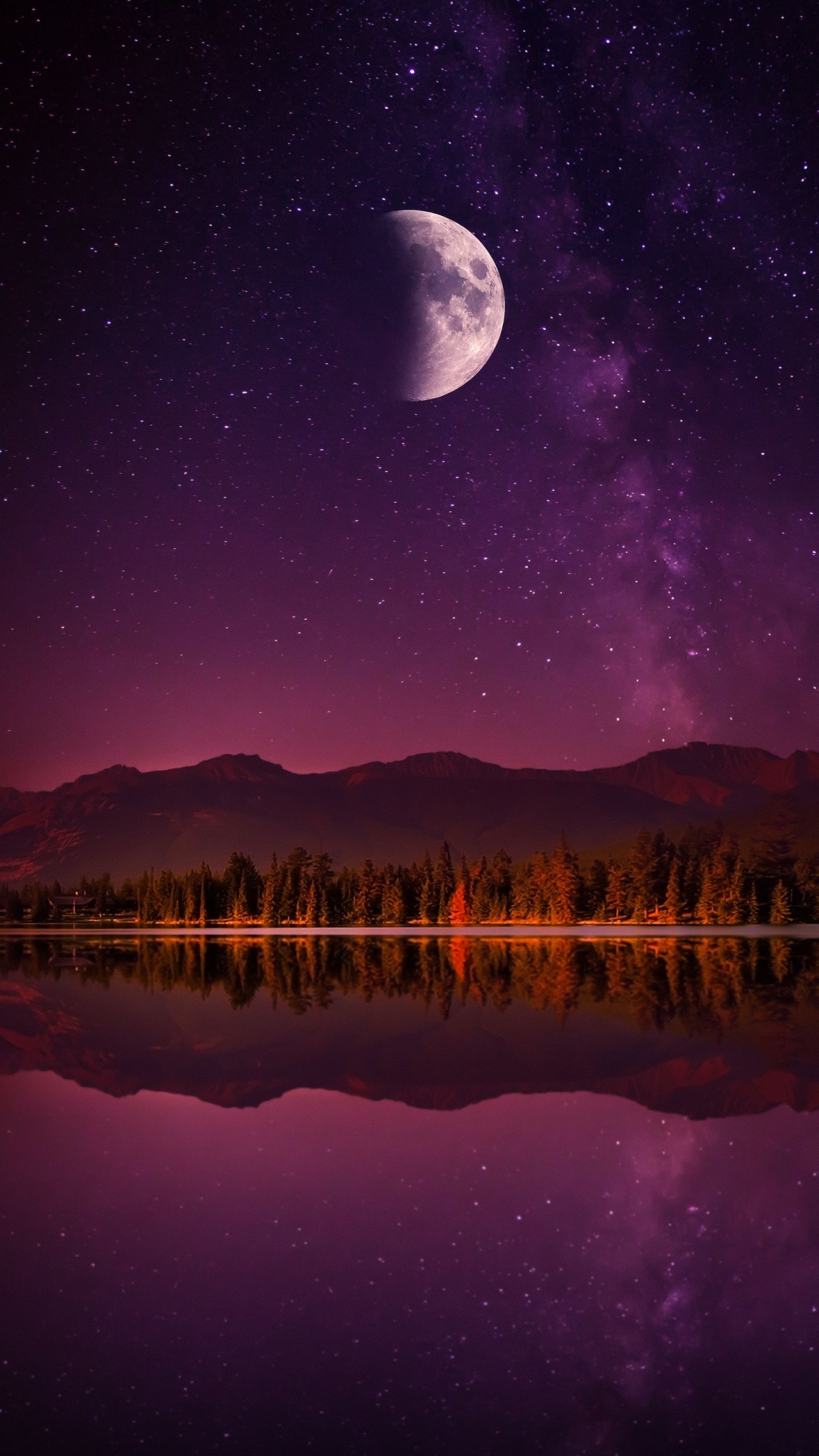 Nature, Water, Atmosphere, Moon, Light. Wallpaper in 1080x1920 Resolution