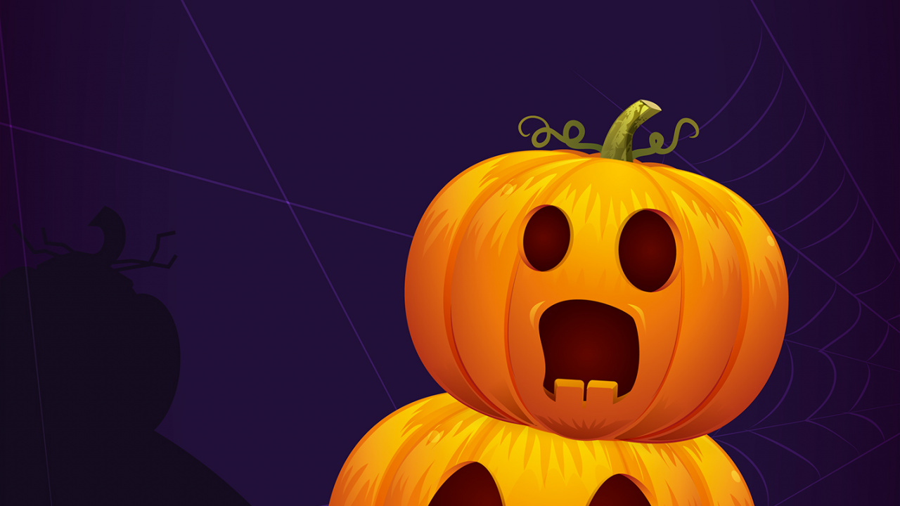 Helloween, Orange, Jack o Lantern, Calabaza, Zutaten. Wallpaper in 1280x720 Resolution