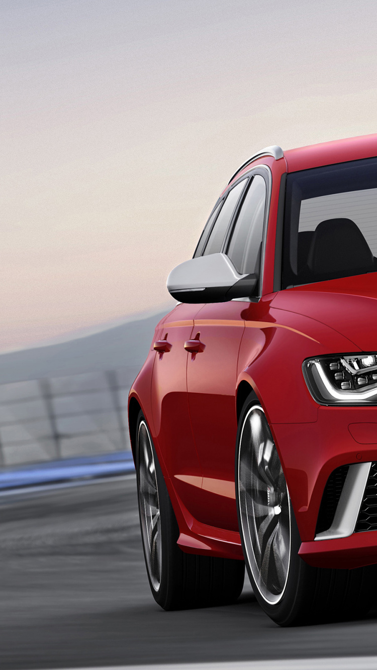 Audi Rouge r 8 Sur Fond Blanc. Wallpaper in 750x1334 Resolution