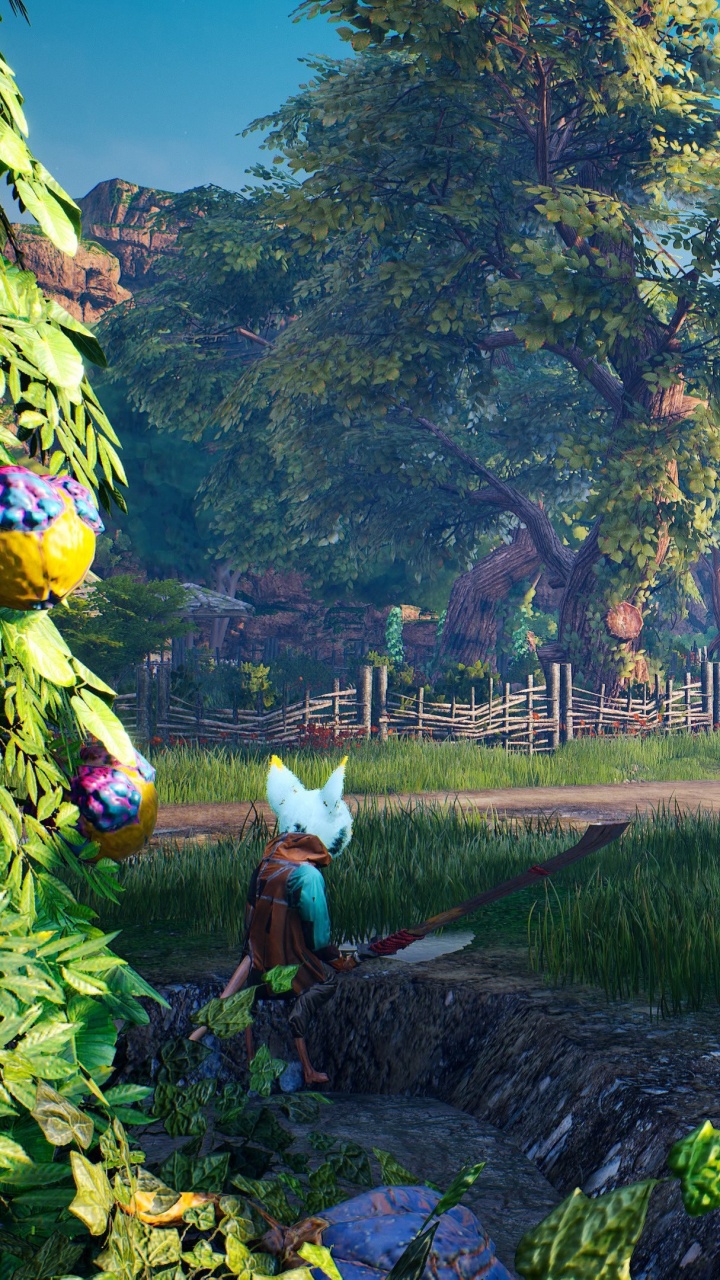 Biomutante, Mundo Abierto, Playstation 4, Naturaleza, Paisaje Natural. Wallpaper in 720x1280 Resolution