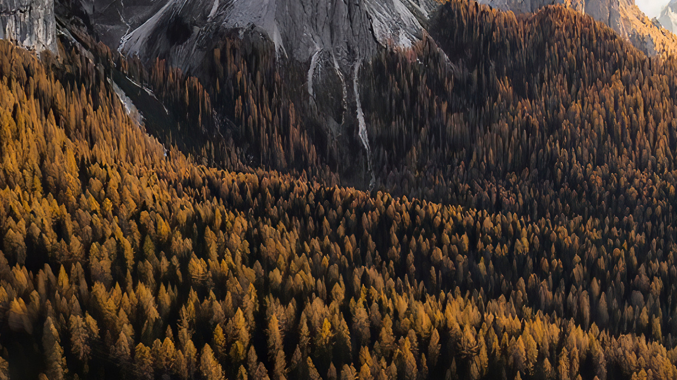 Montaña, Paisaje Natural, Nieve, Alerce, Highland. Wallpaper in 1366x768 Resolution