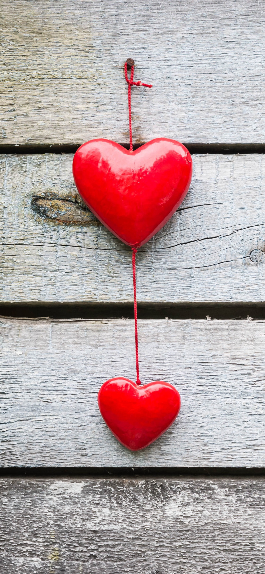 Heart, Red, Love, Sky. Wallpaper in 1125x2436 Resolution