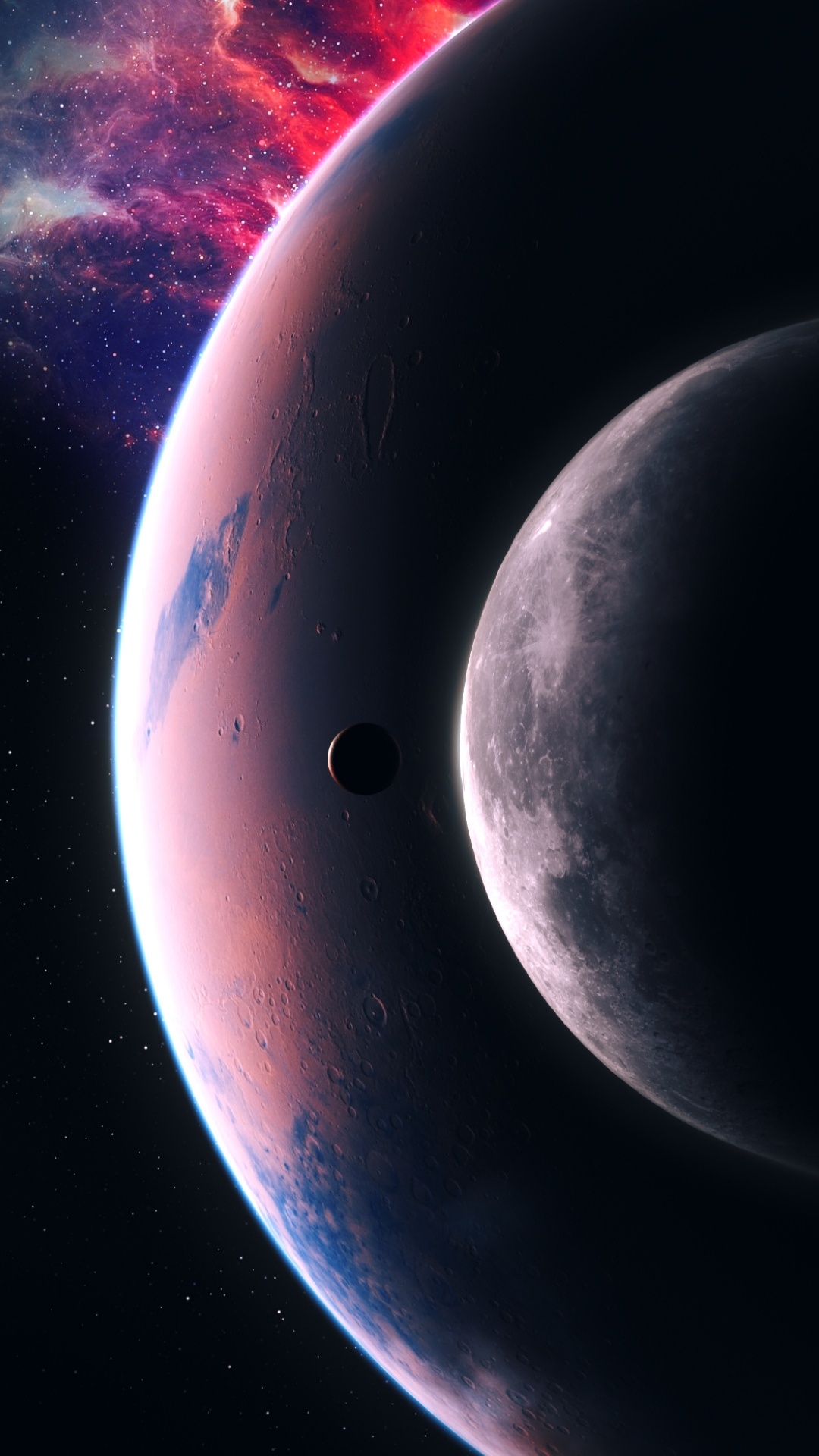 Moon, Tecno, Tecno Camon 19, Smartphone, Atmosphere. Wallpaper in 1080x1920 Resolution