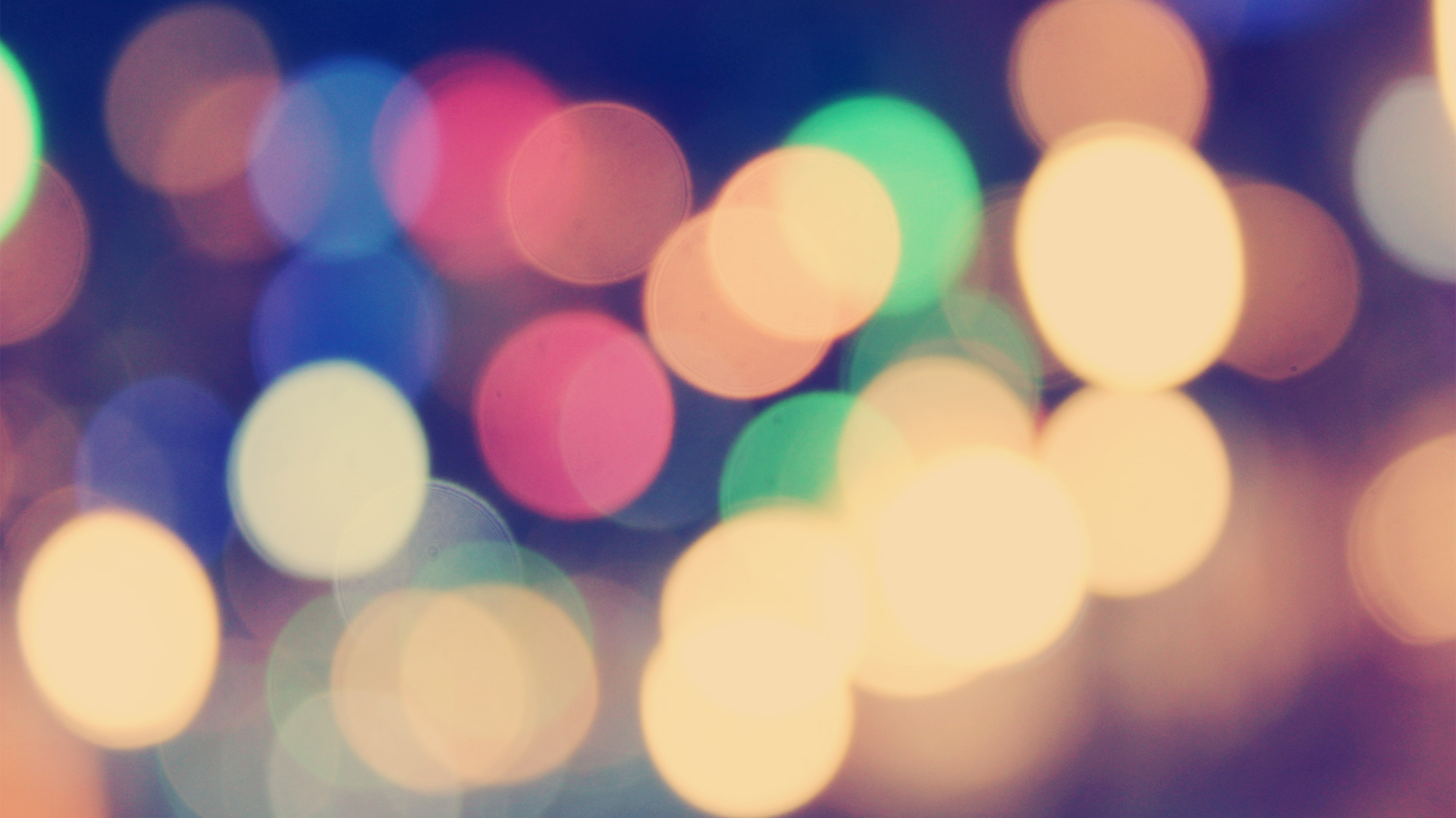 Red and Yellow Bokeh Lights. Wallpaper in 1920x1080 Resolution