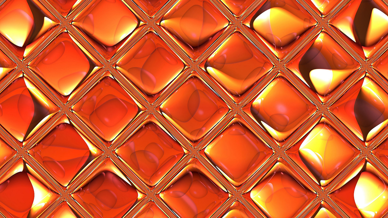 Braune Und Weiße Herzillustration. Wallpaper in 1280x720 Resolution