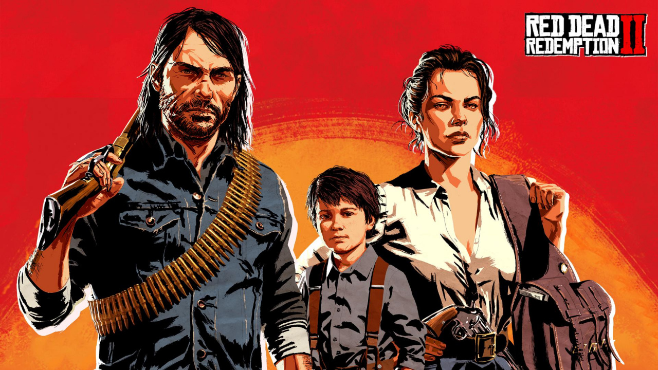 Red Dead Redemption, Red Dead Redemption 2, John Marston, Arthur Morgan, Charakter. Wallpaper in 1280x720 Resolution