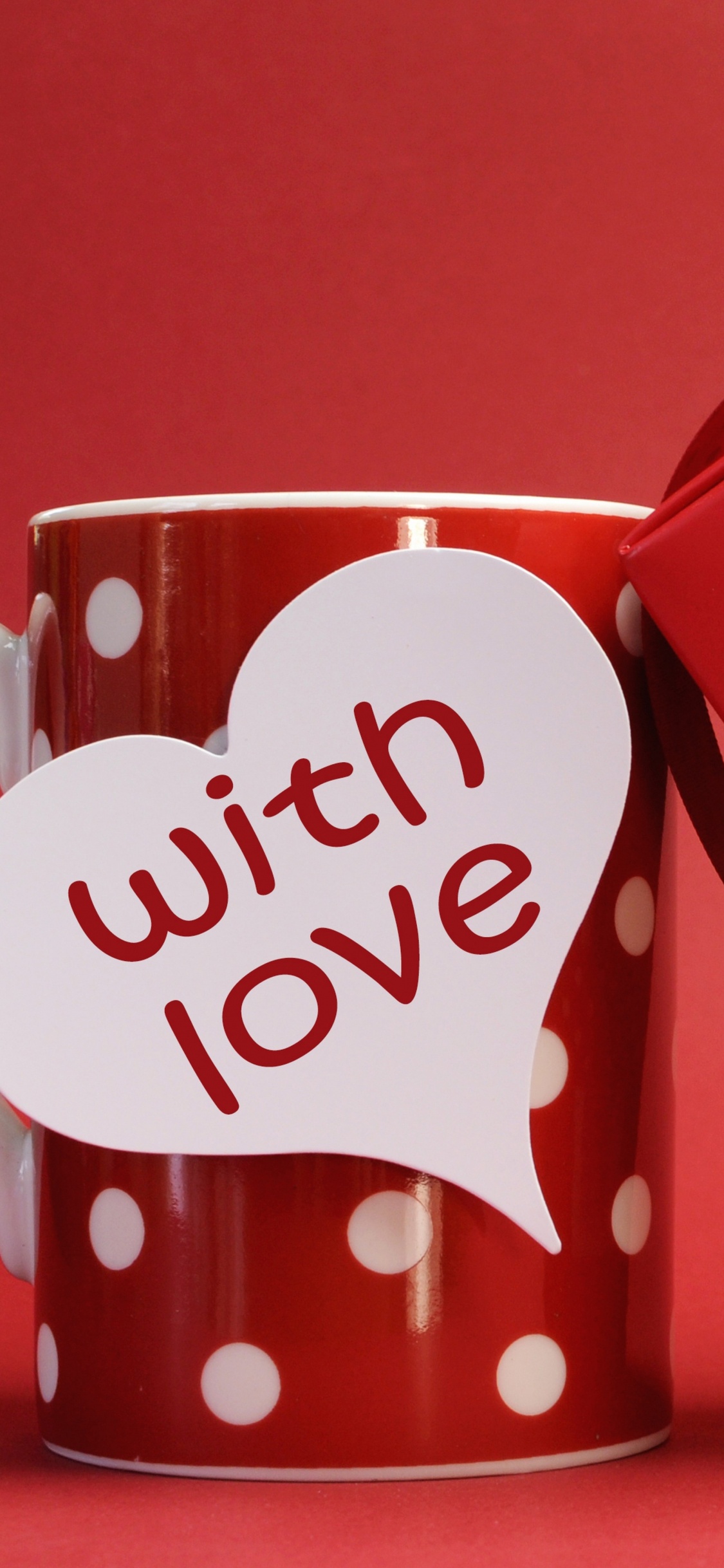 Romance, Valentines Day, Heart, Love, Cup. Wallpaper in 1125x2436 Resolution