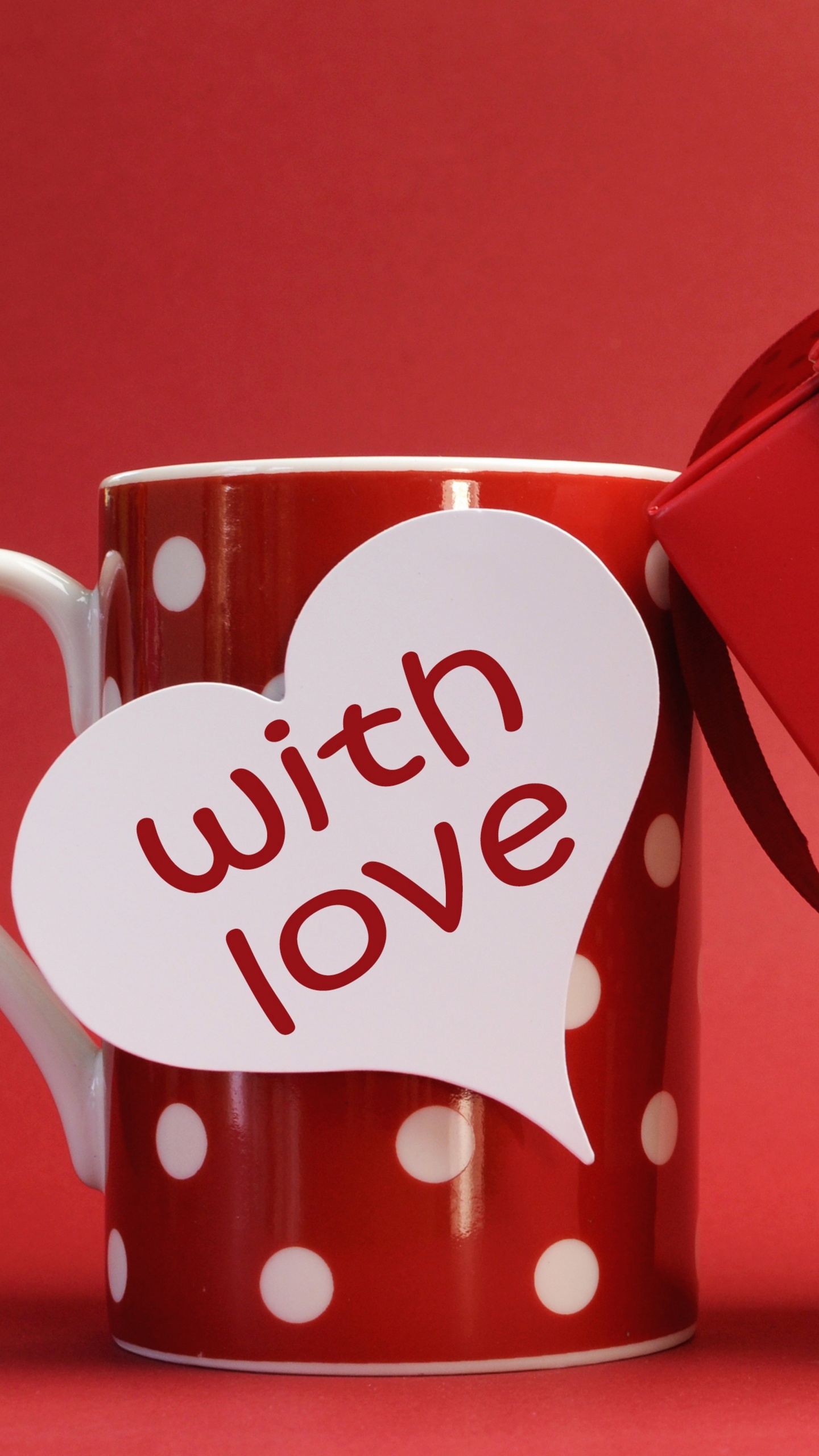 Romantik, Valentines Tag, Herzen, Liebe, Cup. Wallpaper in 1440x2560 Resolution