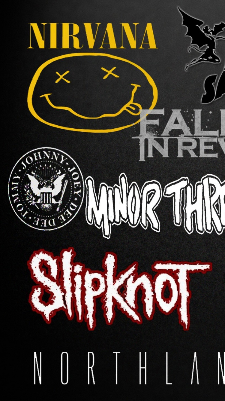 Grafik-design, Kalligrafie, Schwermetall, Text, Band. Wallpaper in 750x1334 Resolution