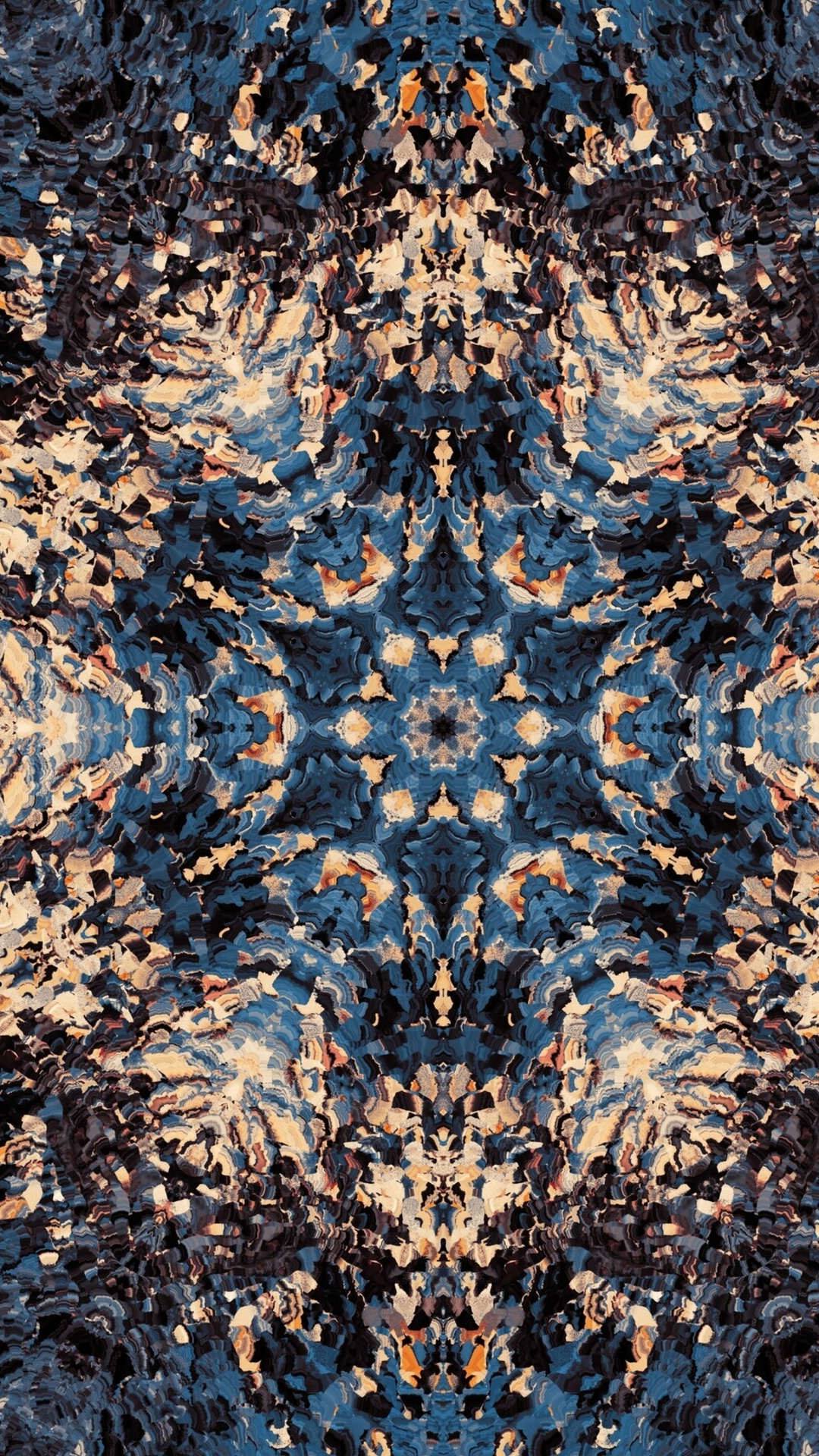 Blue and Brown Floral Textile. Wallpaper in 1080x1920 Resolution