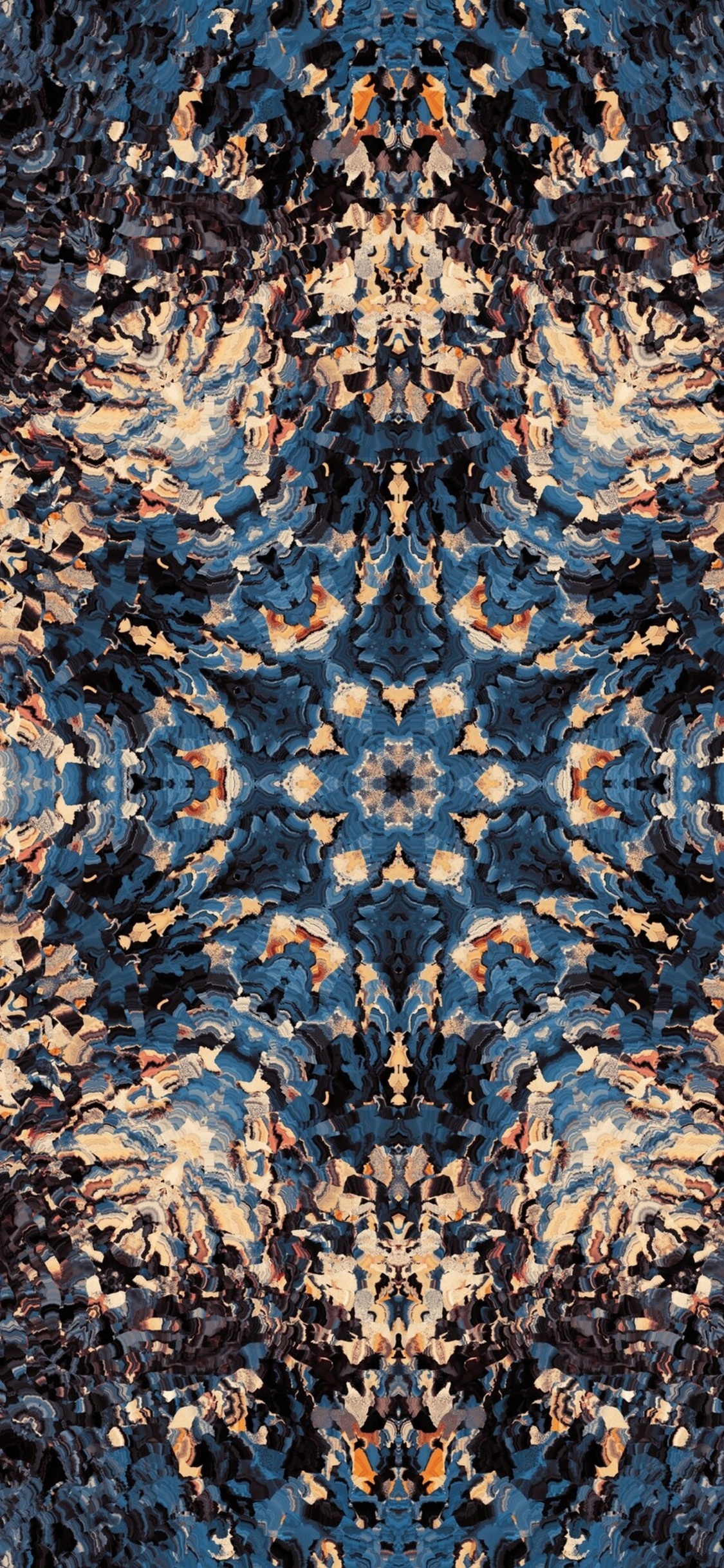 对称, 艺术, M树, 万花筒, 迷幻术 壁纸 1125x2436 允许