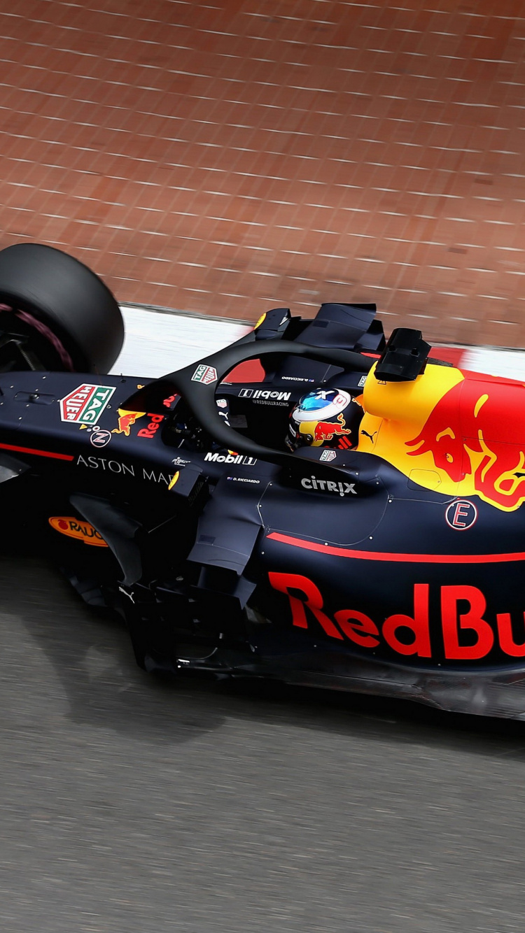 Black and Red f 1 Race Car Toy. Wallpaper in 750x1334 Resolution