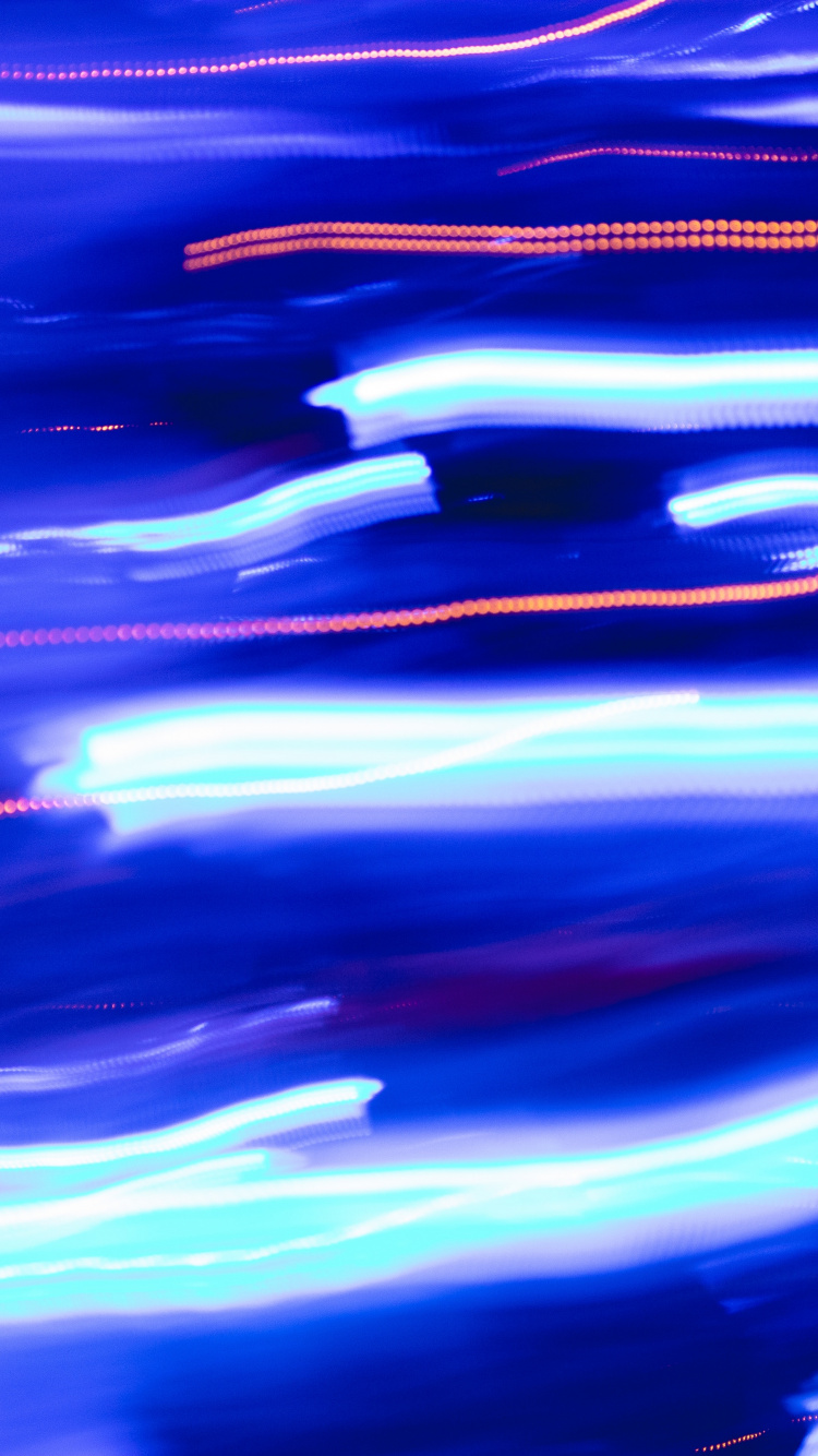 Peinture Abstraite Bleue et Blanche. Wallpaper in 750x1334 Resolution