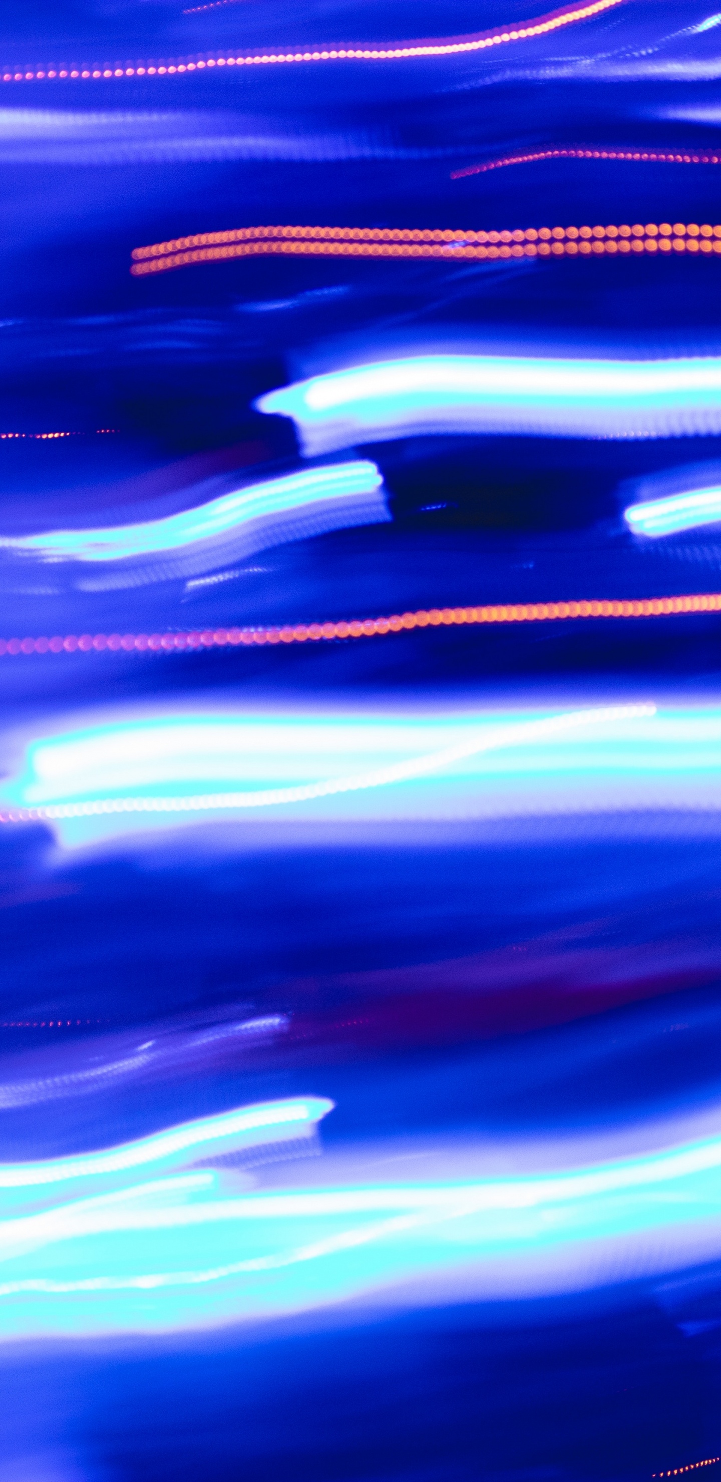 Blue and White Abstract Painting. Wallpaper in 1440x2960 Resolution