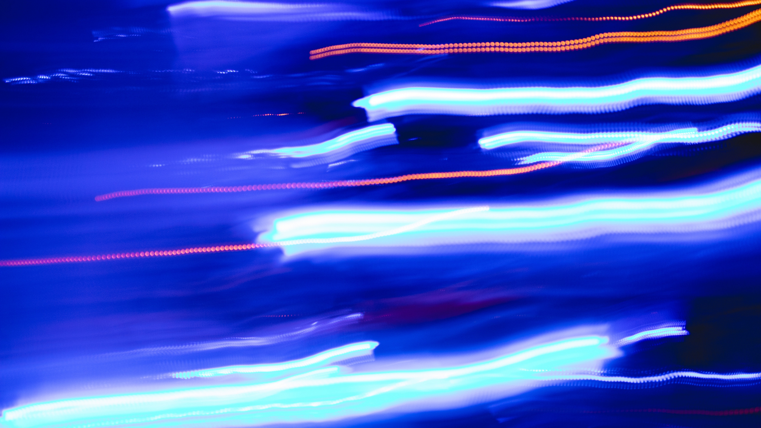 Blue and White Abstract Painting. Wallpaper in 2560x1440 Resolution