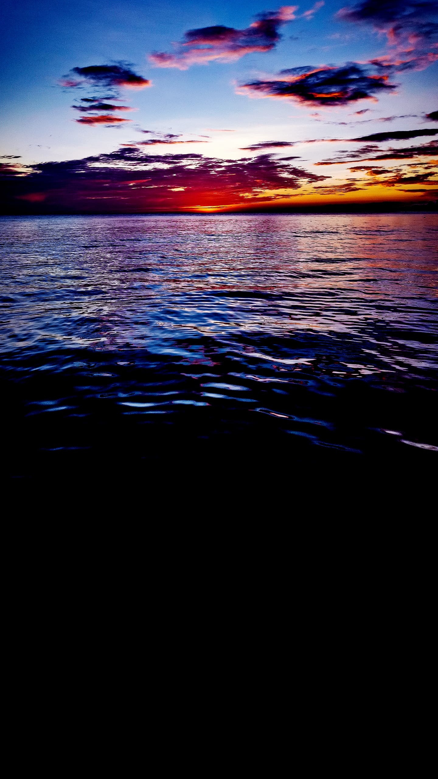 Agua, Ambiente, Los Recursos de Agua, Afterglow, Azul. Wallpaper in 1440x2560 Resolution