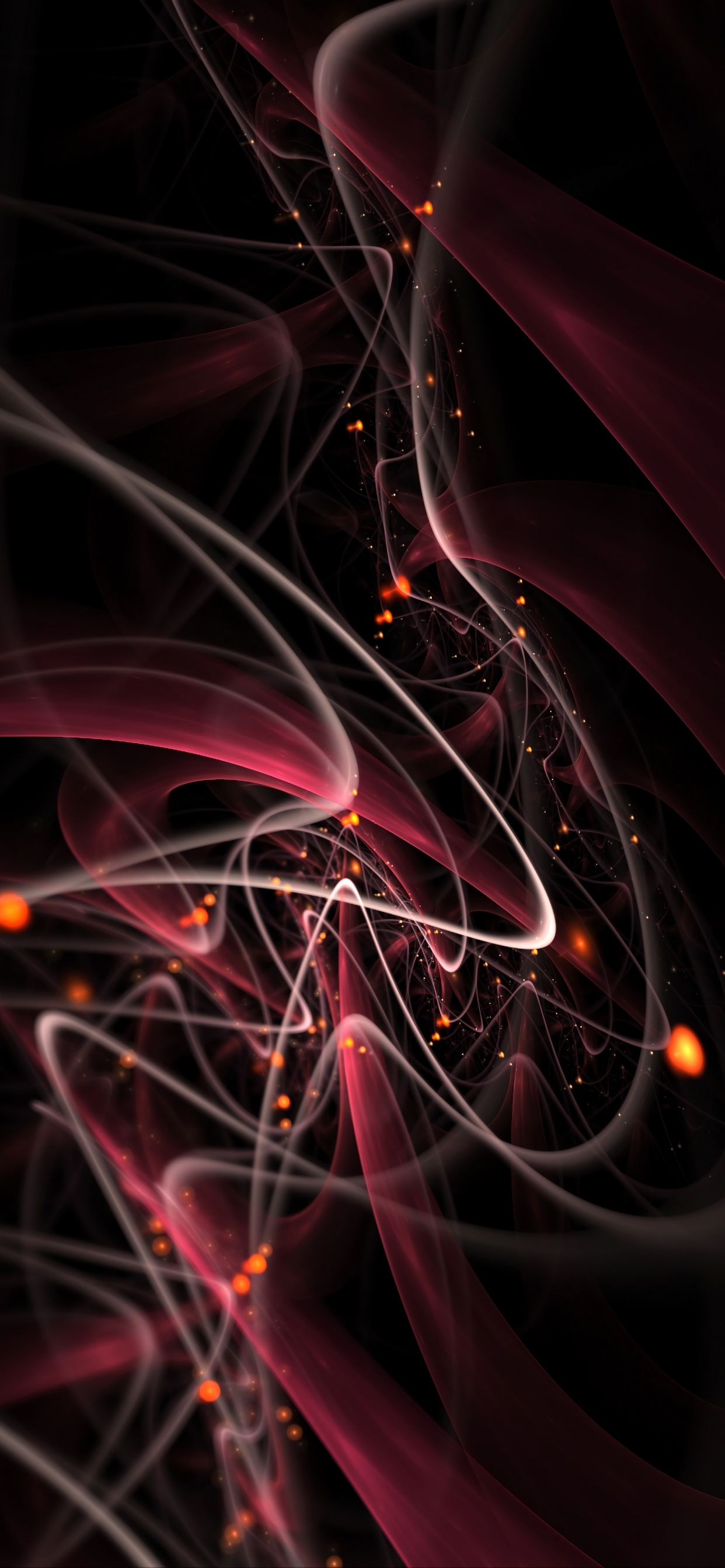 Papel Tapiz Digital de Luz Roja y Azul. Wallpaper in 1242x2688 Resolution