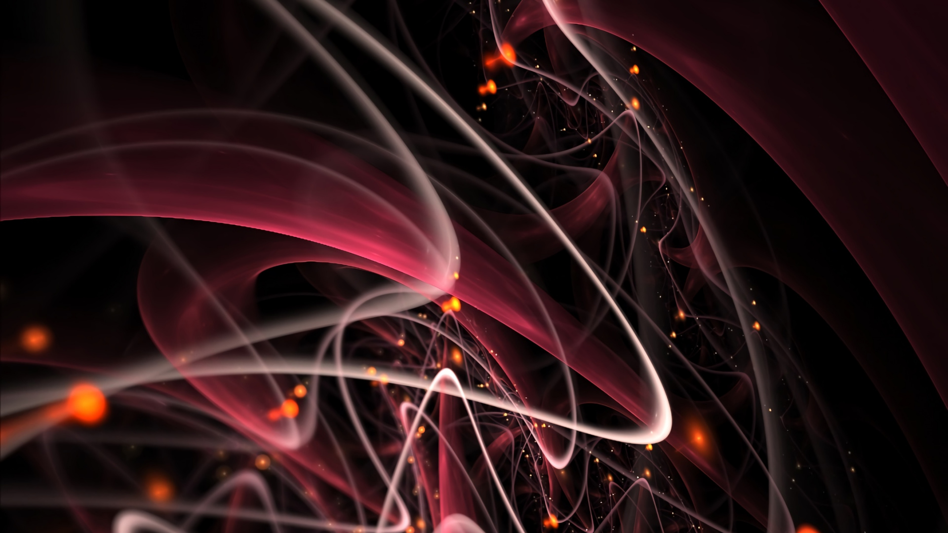 Digitale Tapete Mit Rotem Und Blauem Licht. Wallpaper in 1920x1080 Resolution