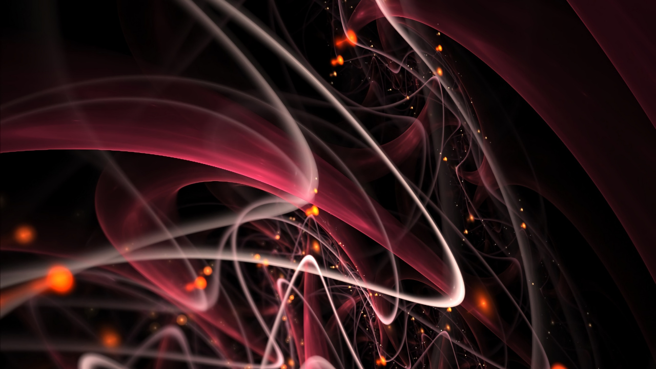 Fond D'écran Numérique Lumière Rouge et Bleue. Wallpaper in 1280x720 Resolution