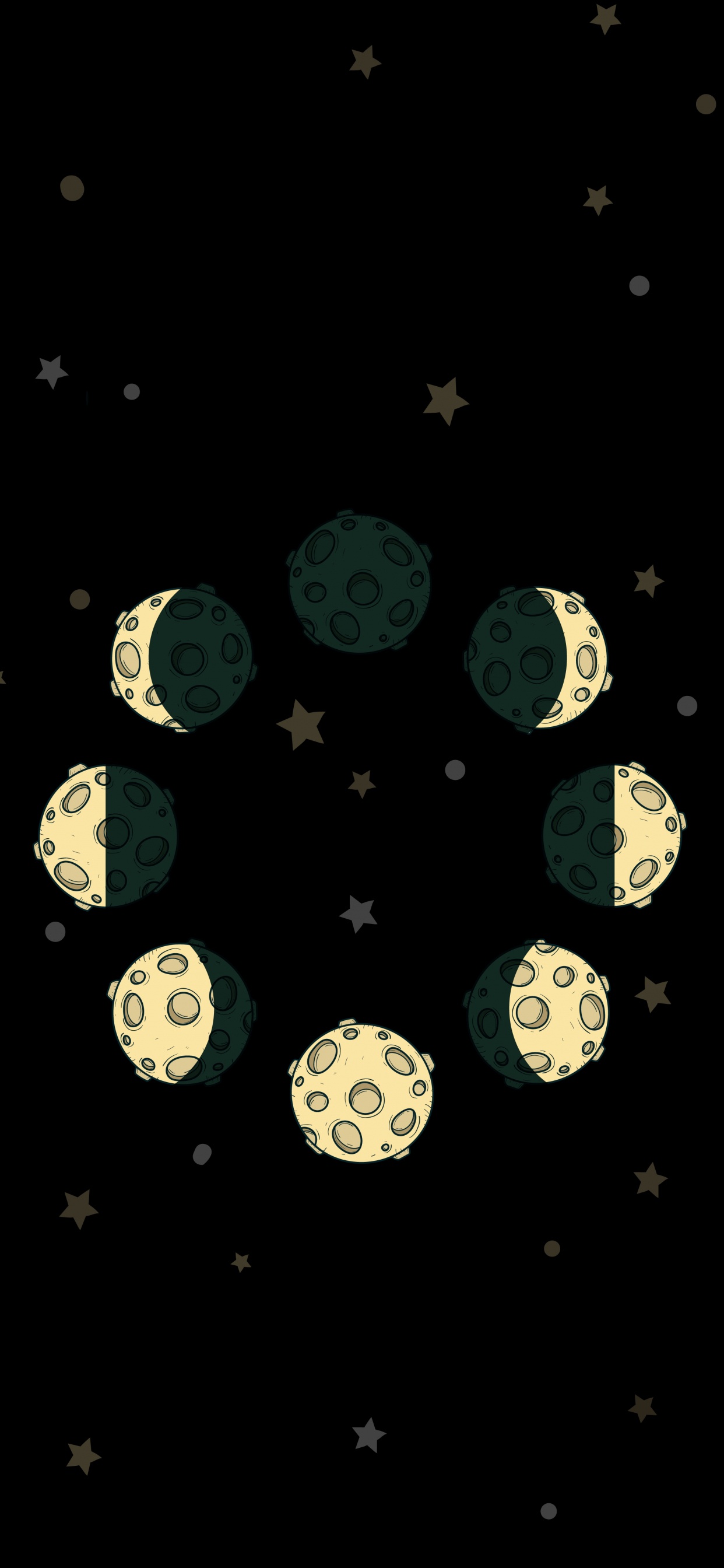 Visual Arts, Lunar Phase, Mond, Kunst, Kreis. Wallpaper in 1242x2688 Resolution