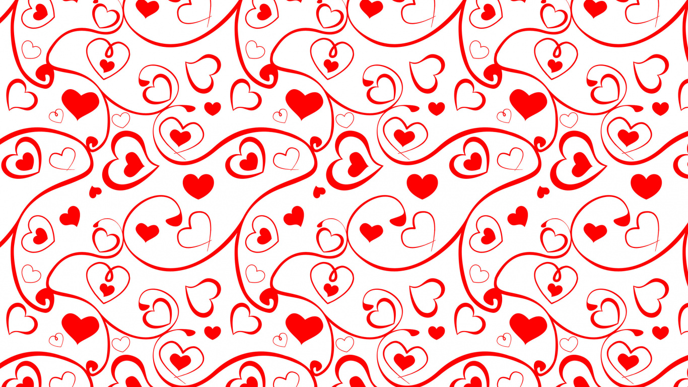 Red, Pattern, Text, Design, Circle. Wallpaper in 1366x768 Resolution